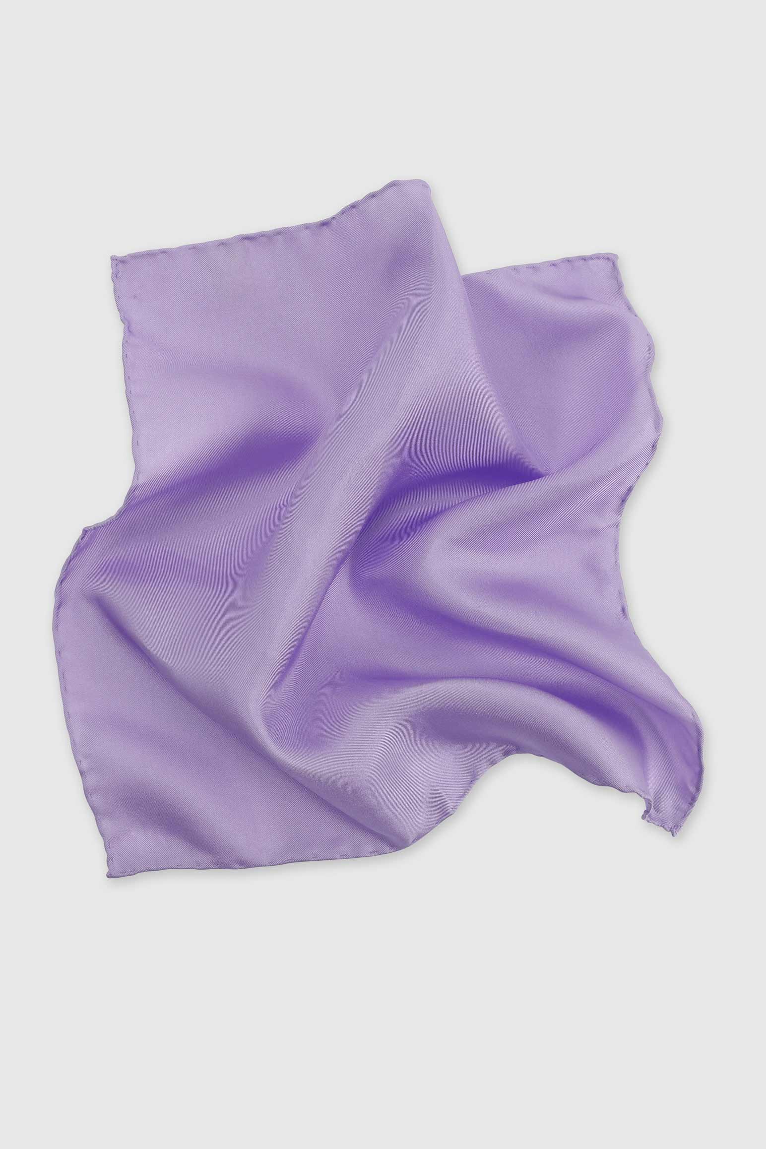 Lavender 100% Silk Handmade Pocket Square - Image 2