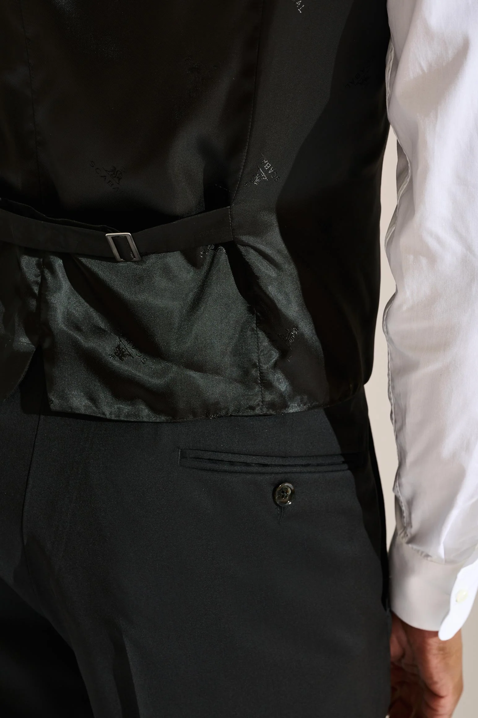 Black Avon Formal Waistcoat - Image 5