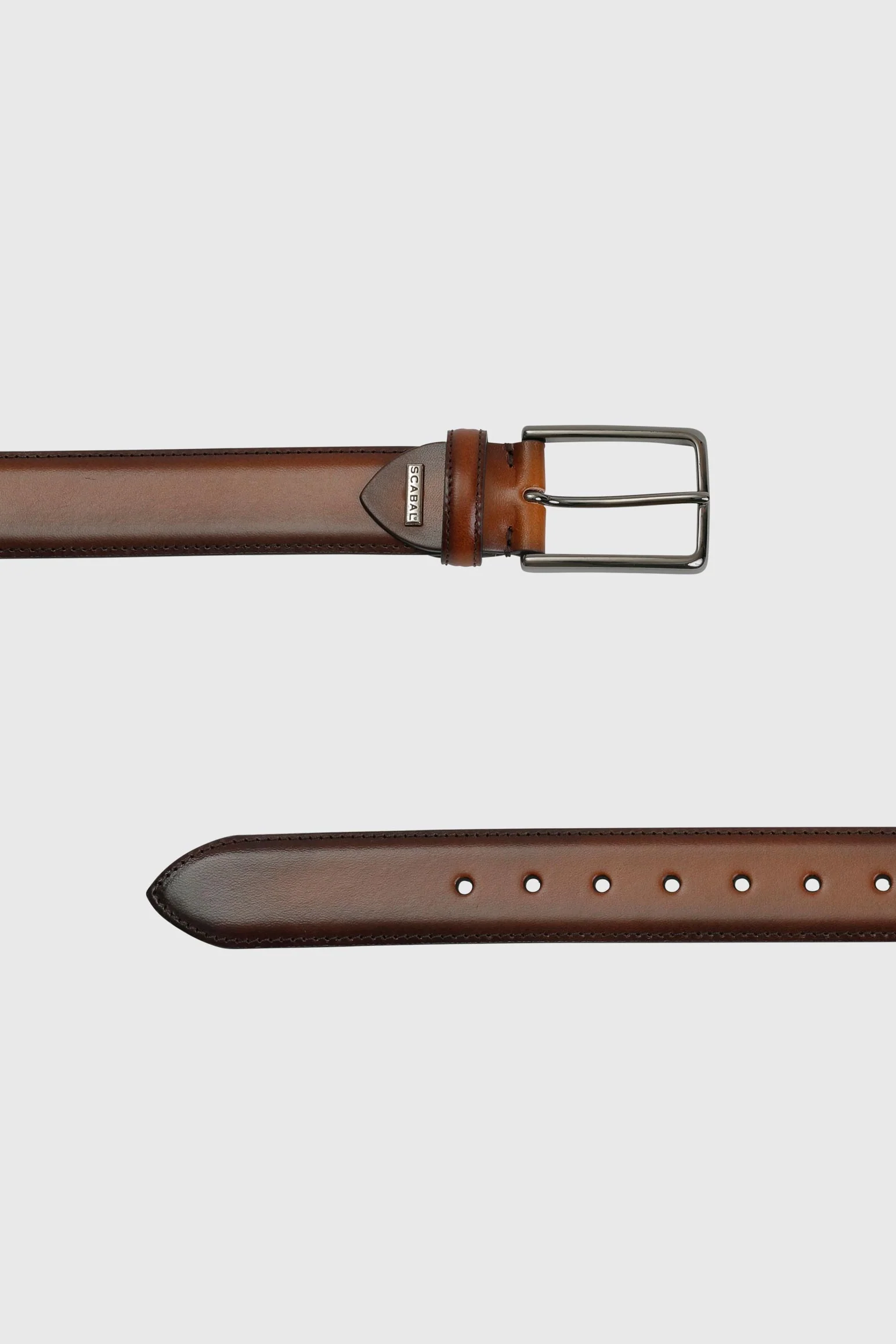 Dark Tobacco Banbridge Leather Belt