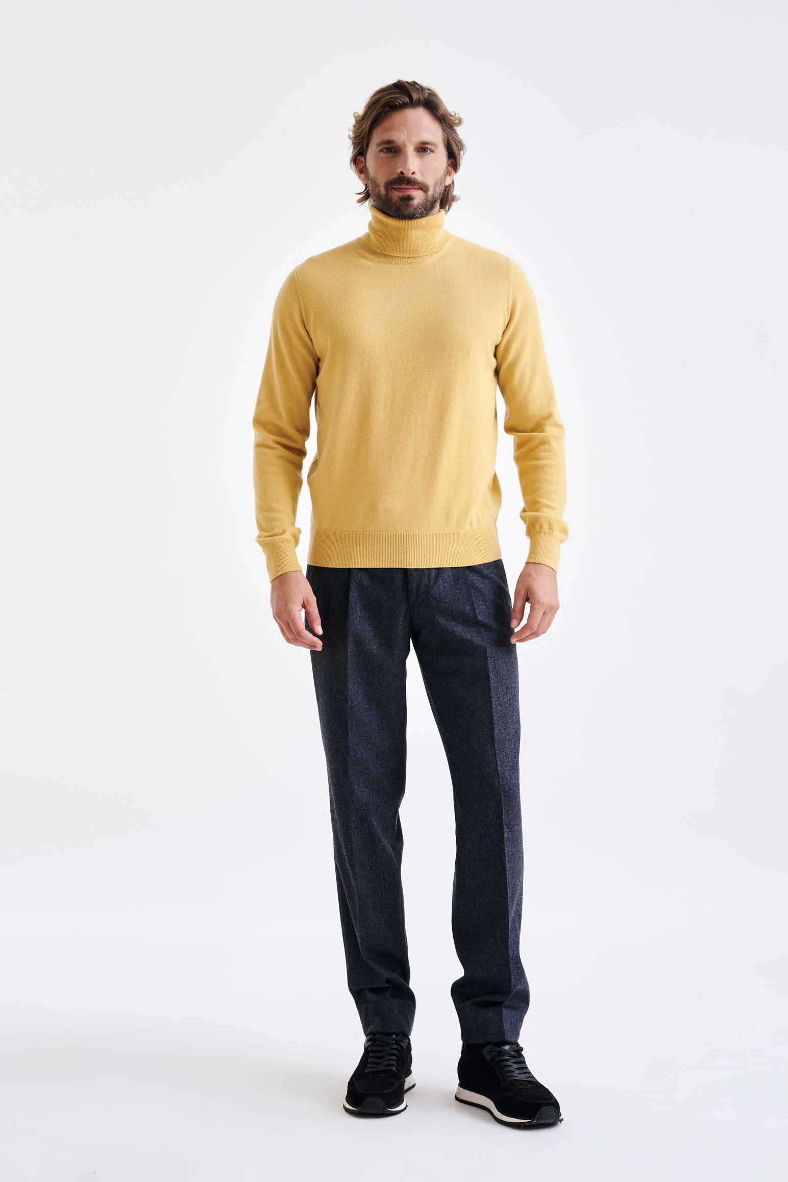 Beeswax Wool & Cashmere Drumberg Rollneck Knit - Image 2