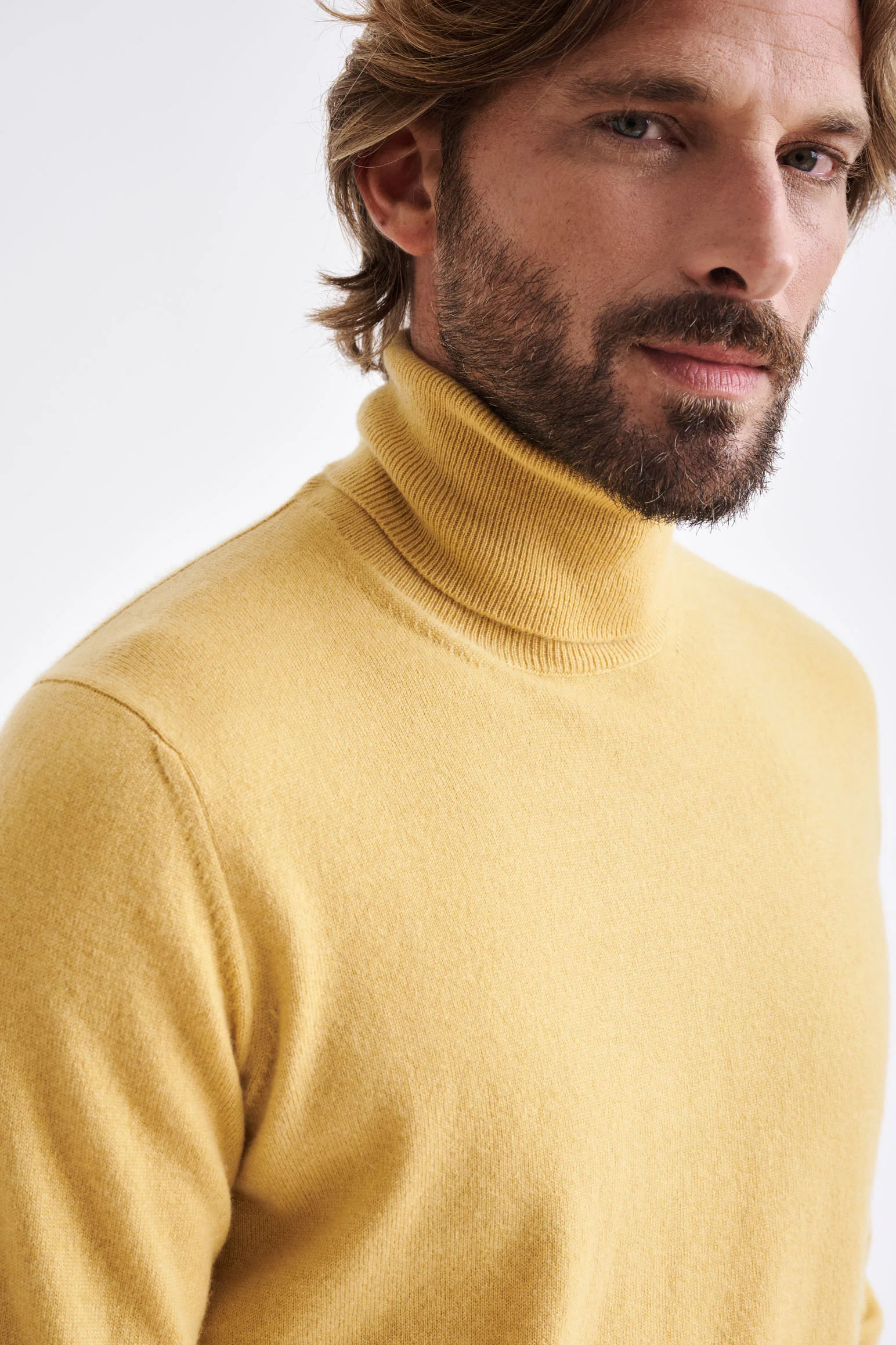 Beeswax Wool & Cashmere Drumberg Rollneck Knit - Image 3