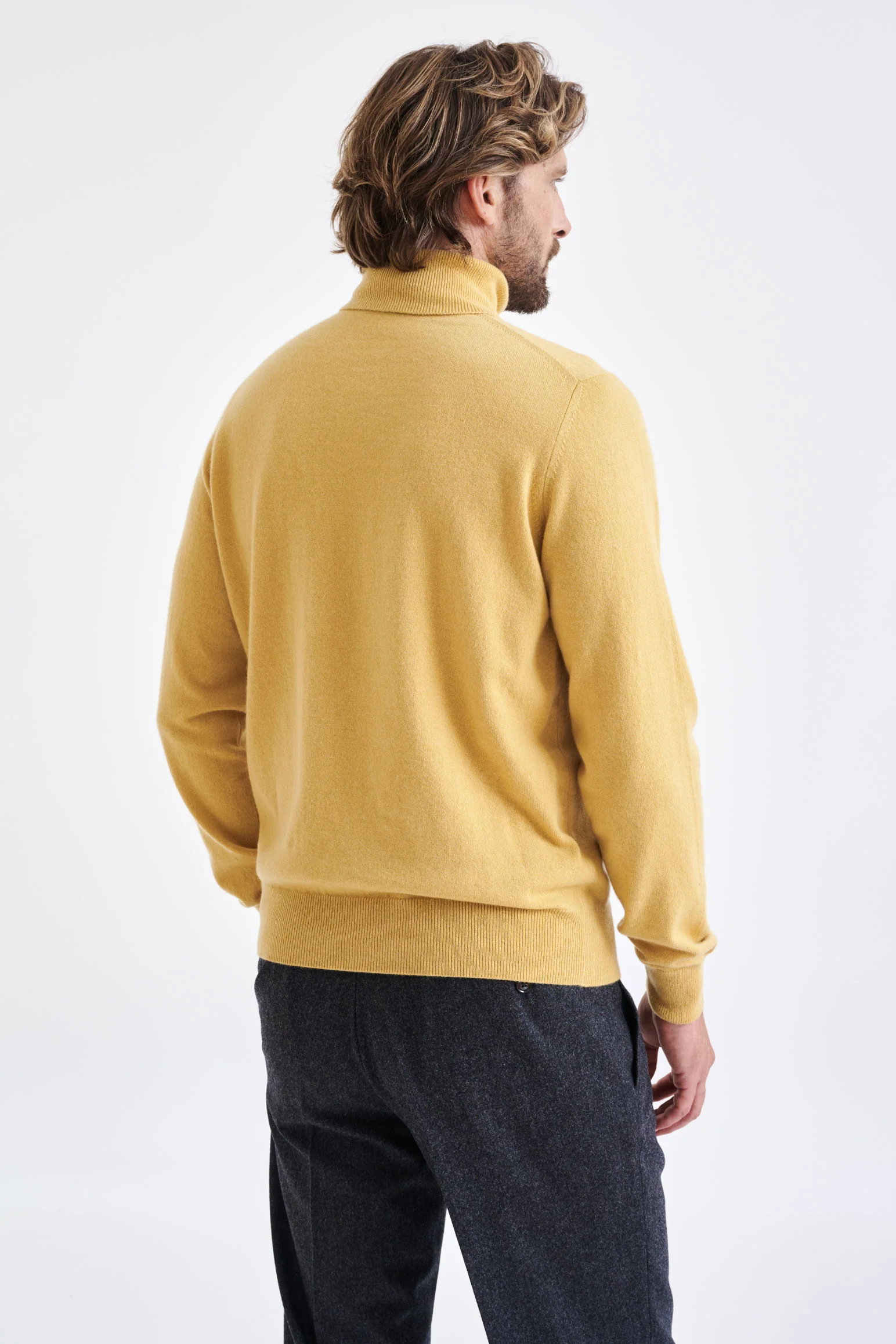 Beeswax Wool & Cashmere Drumberg Rollneck Knit - Image 4