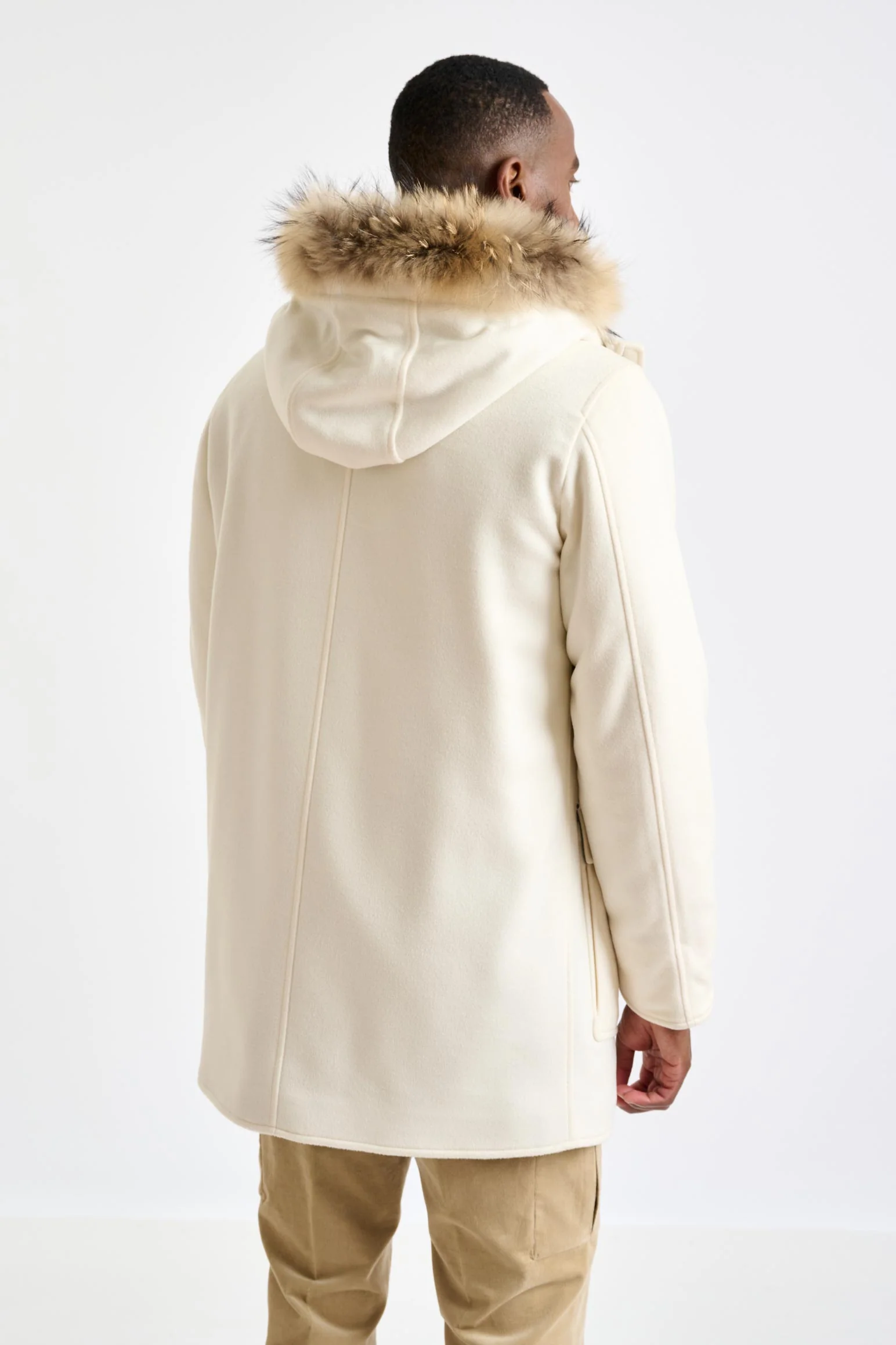 Beige Wool Bedford Parka Zeus - Image 3