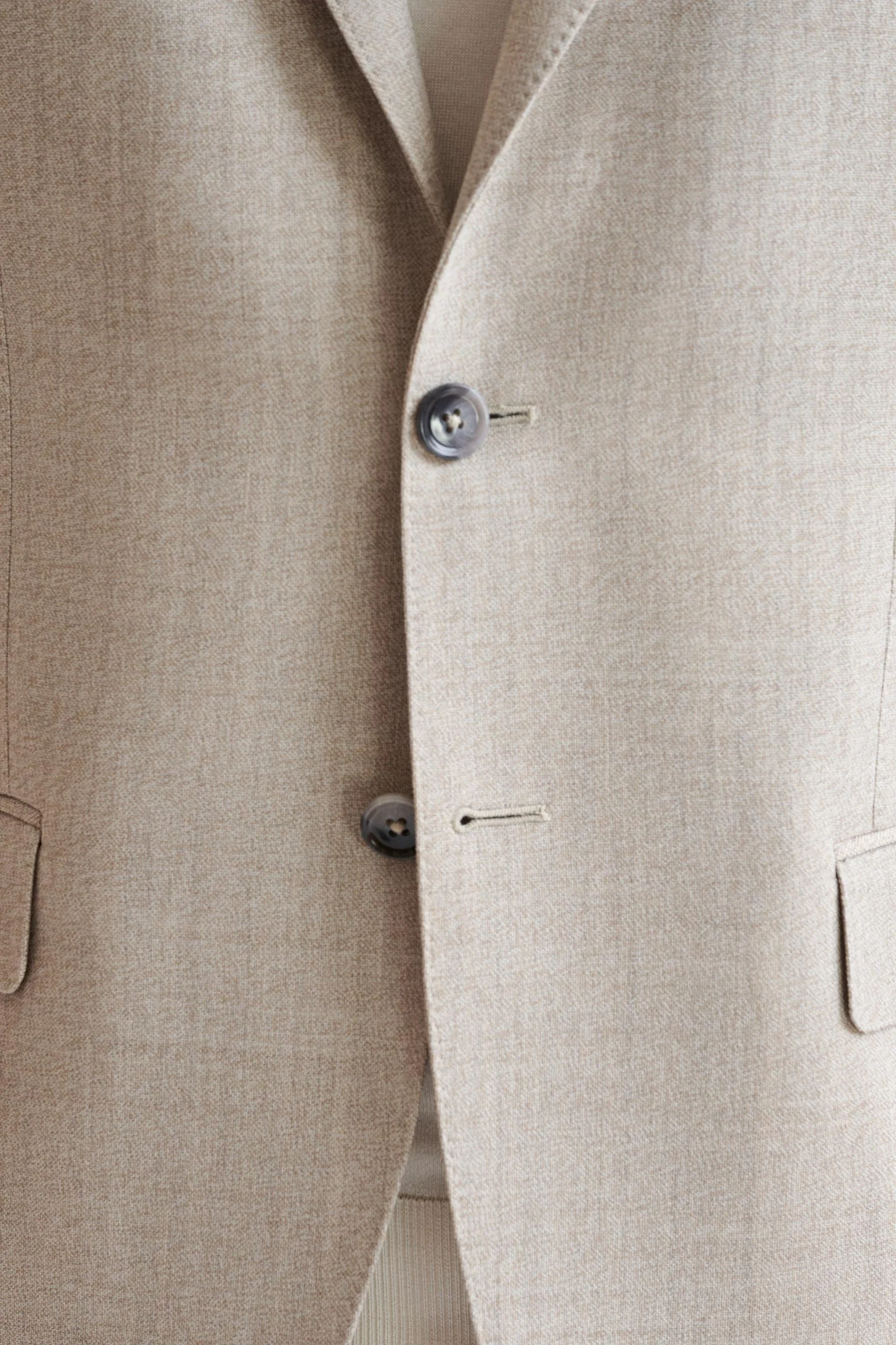 Beige Wool Kenton Suit Lifestyle - Image 3