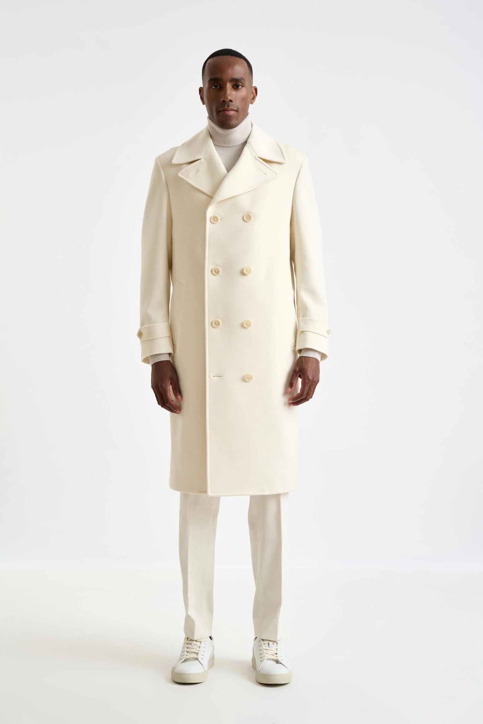 Beige Wool Sheffield Overcoat Zeus - Image 2