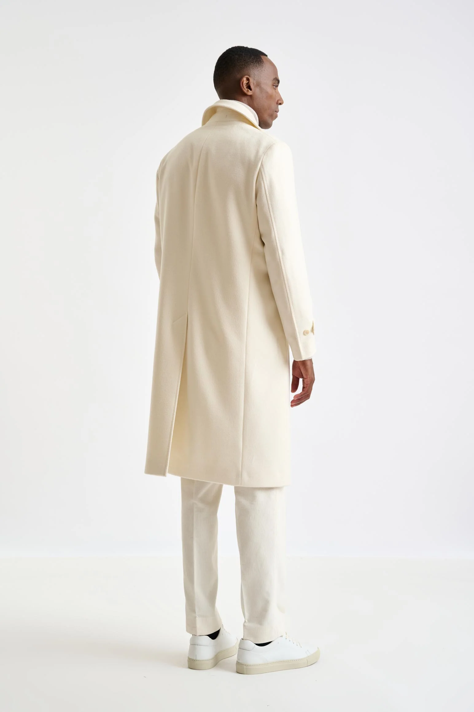 Beige Wool Sheffield Overcoat Zeus - Image 3