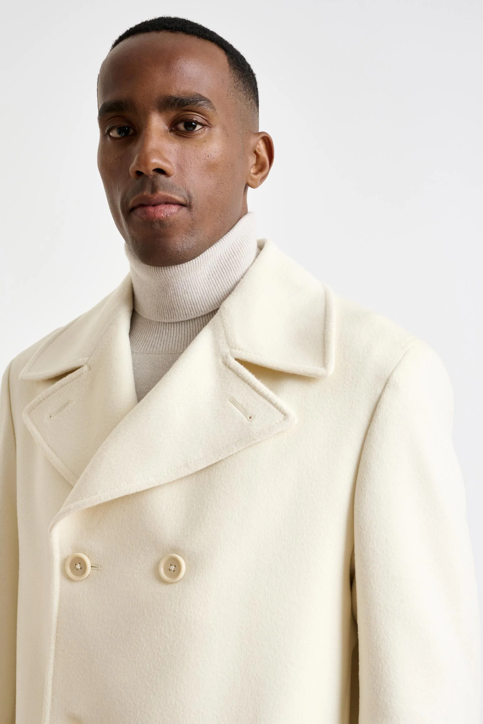 Beige Wool Sheffield Overcoat Zeus - Image 5