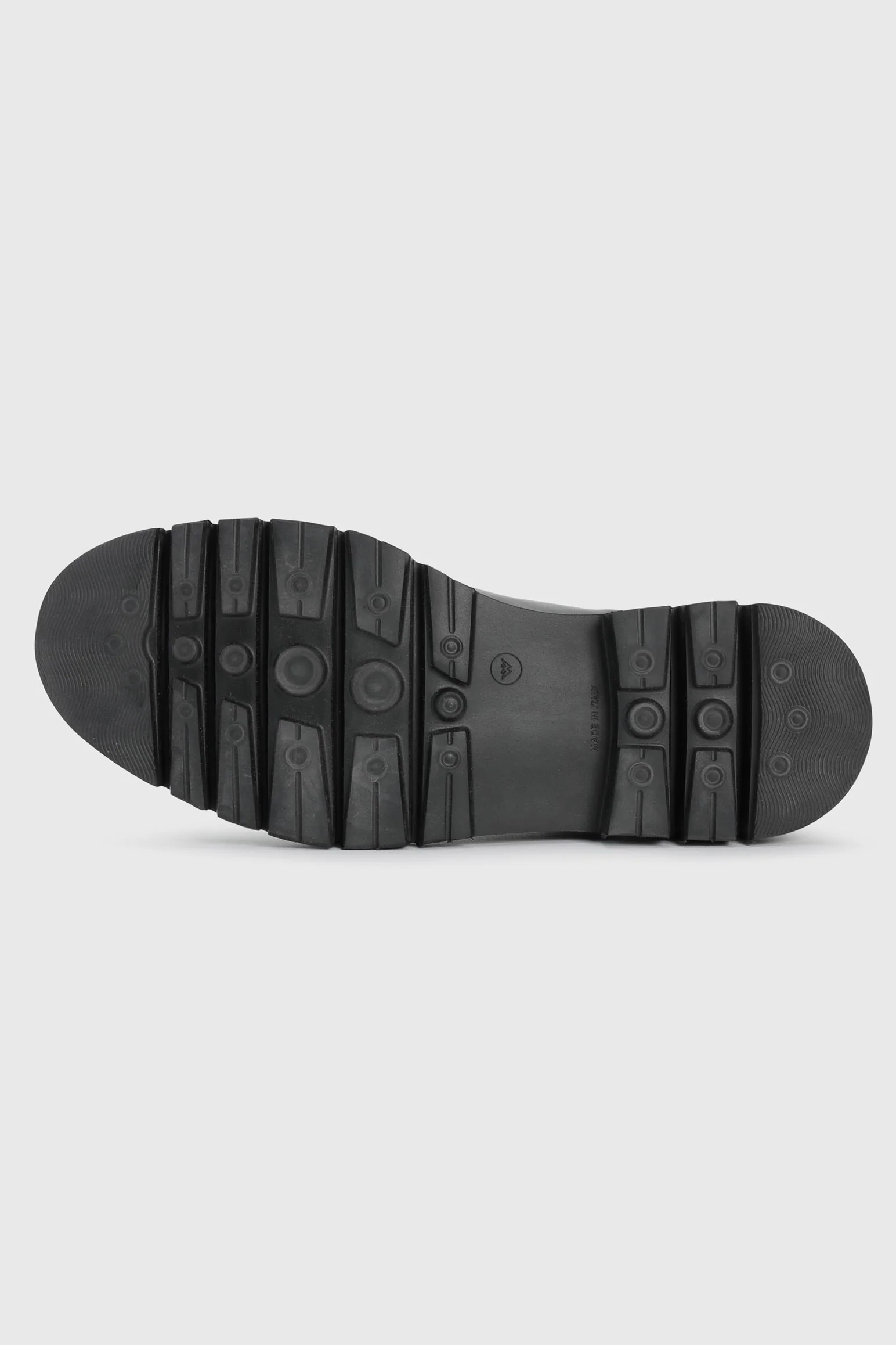 Black Glazed Calfskin Derby R Shoes - Image 4