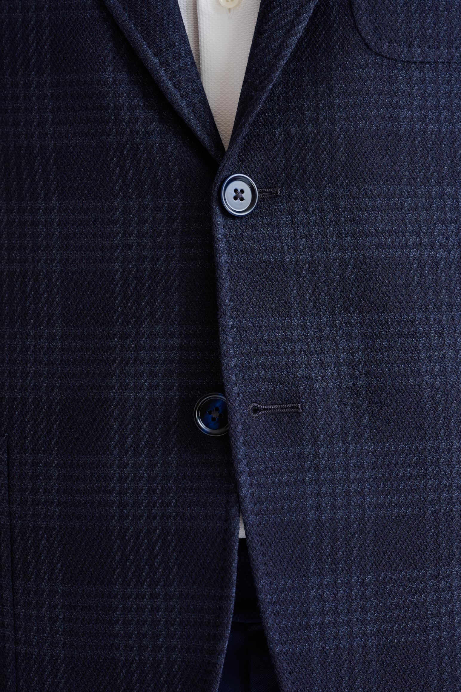 Midnight Blue Wool Kenton Jacket Amalfi Trend - Image 3