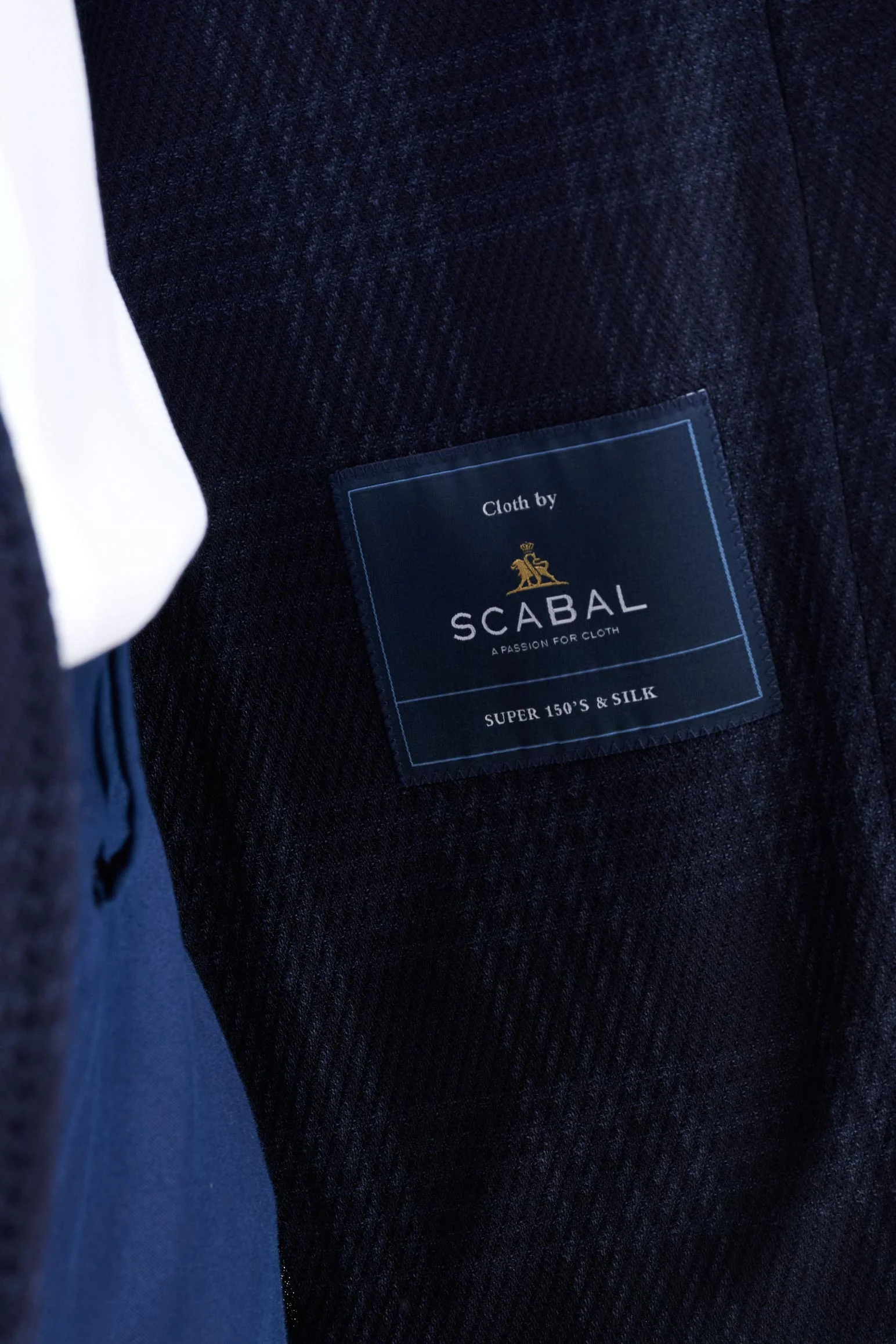 Midnight Blue Wool Kenton Jacket Amalfi Trend - Image 4