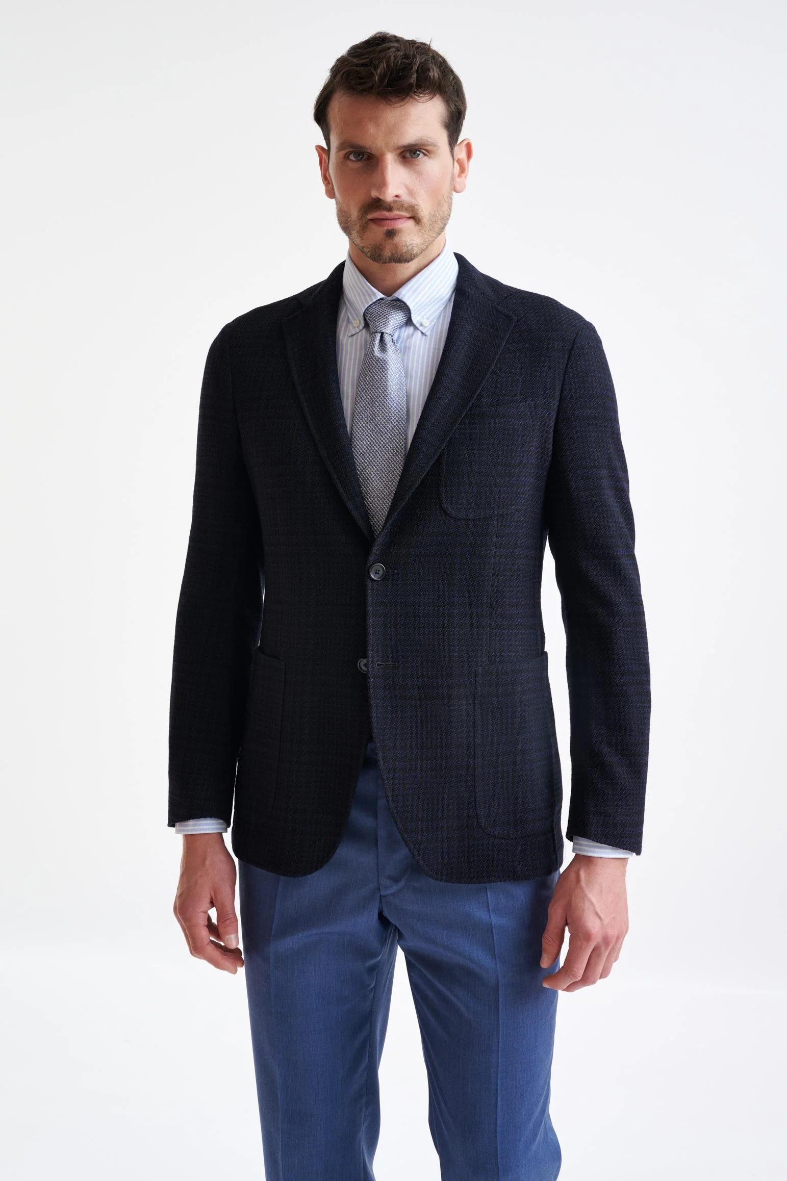 Black Wool Kenton Jacket Amalfi Trend