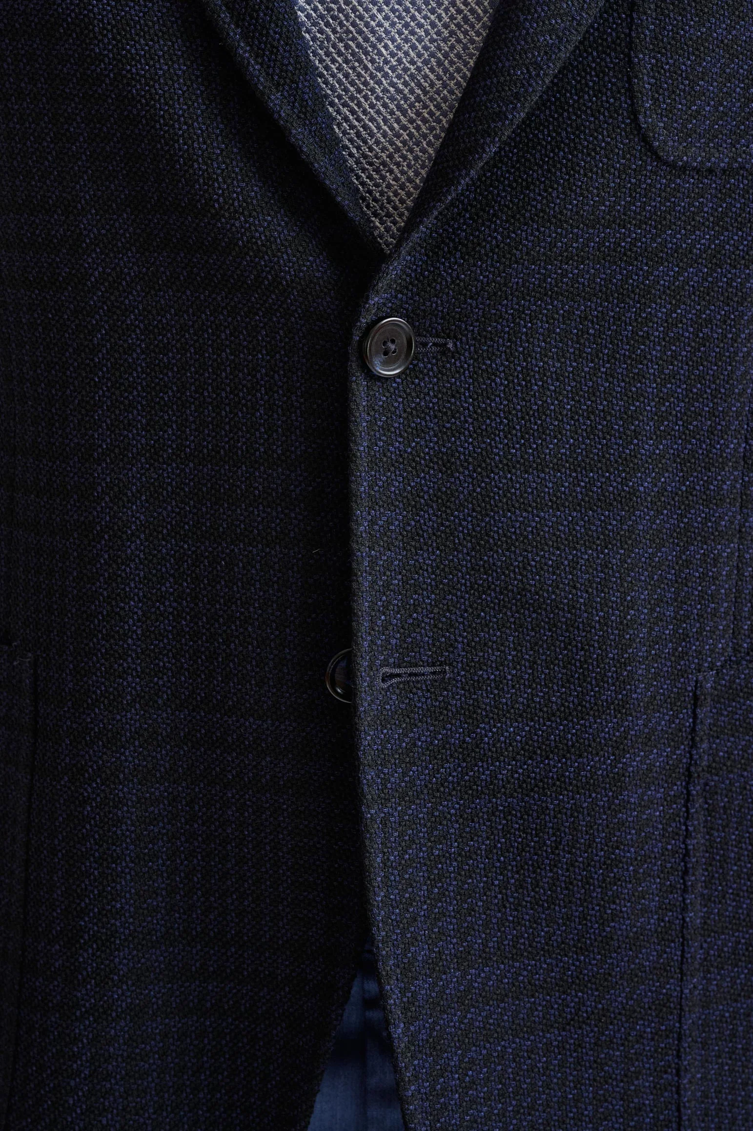 Black Wool Kenton Jacket Amalfi Trend - Image 3