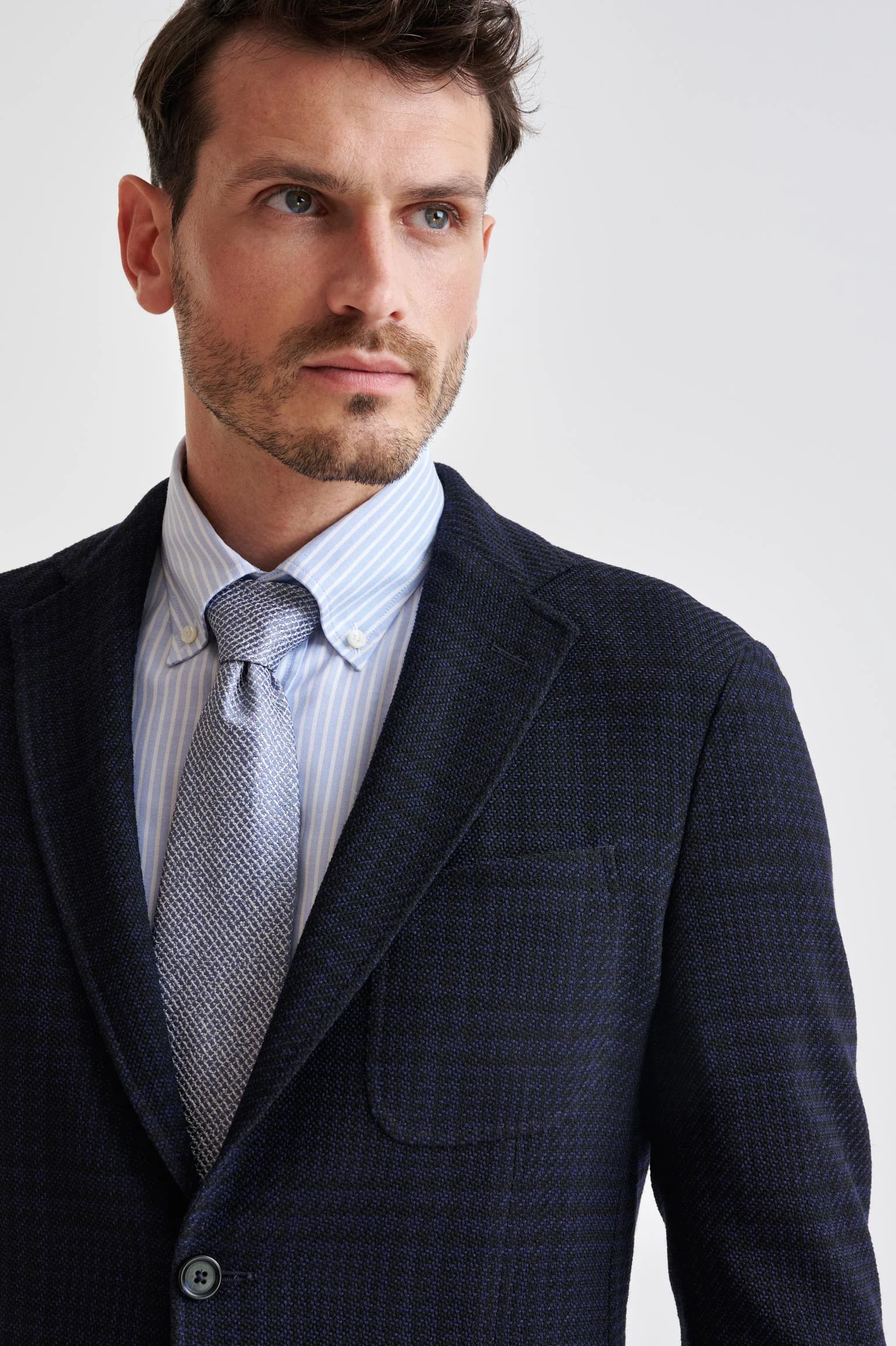 Black Wool Kenton Jacket Amalfi Trend - Image 5