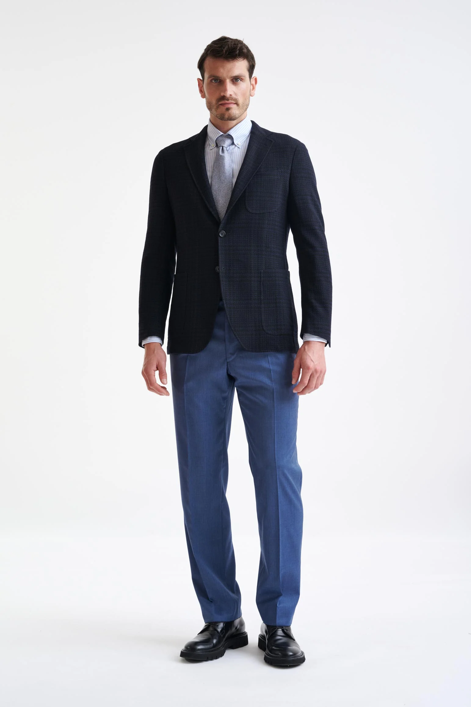 Black Wool Kenton Jacket Amalfi Trend - Image 6