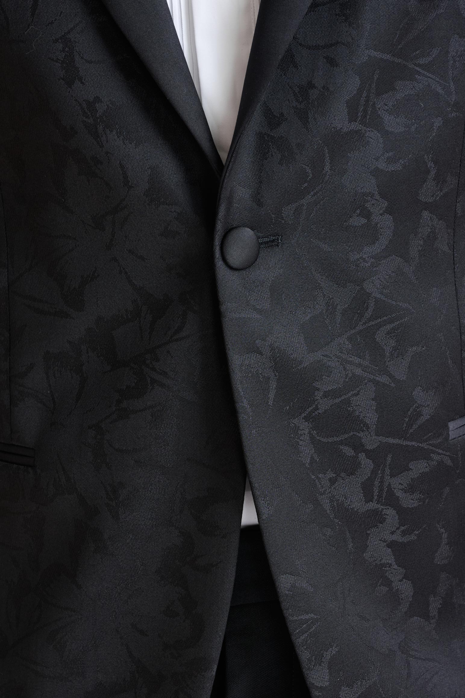 Black Wool Kenton Tuxedo Lifestyle - Image 4