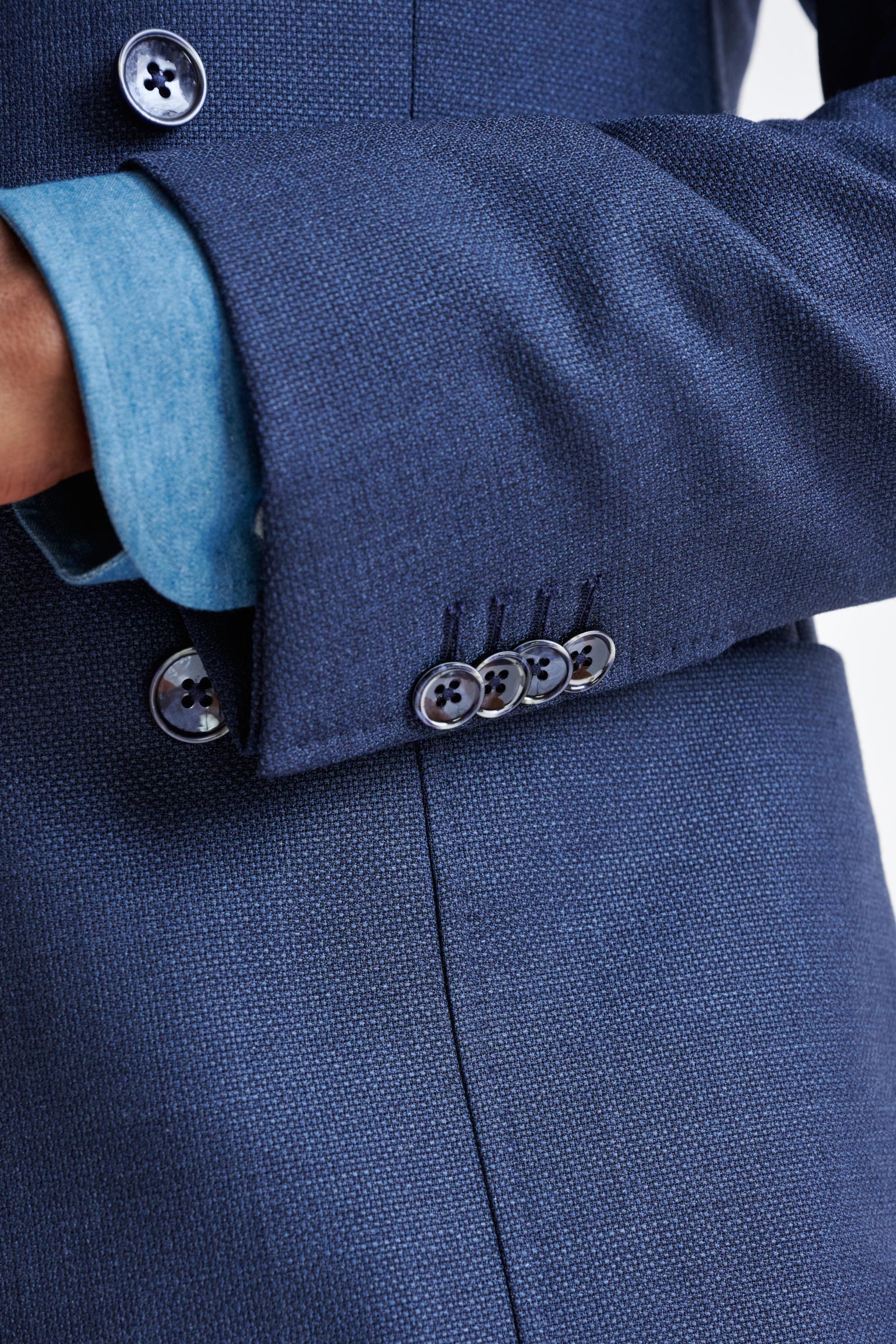 Blue 100% Wool Kenton Jacket Rhapsody - Image 2