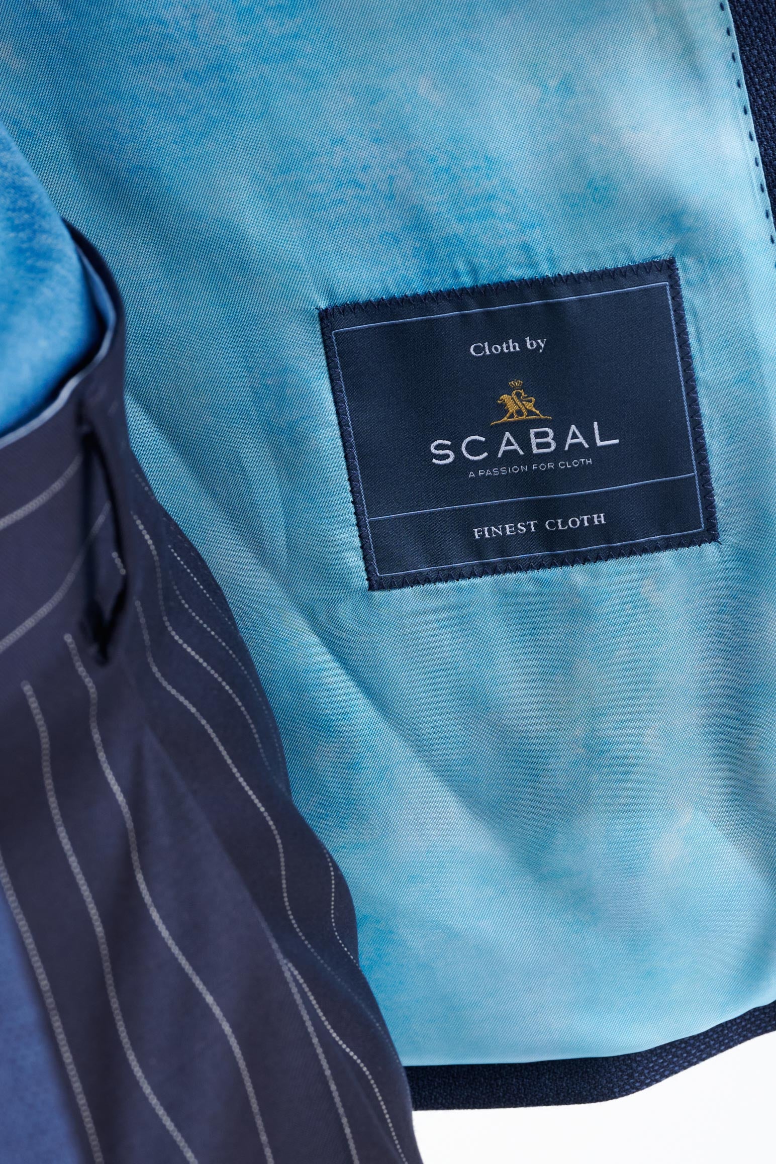 Blue 100% Wool Kenton Jacket Rhapsody - Image 3