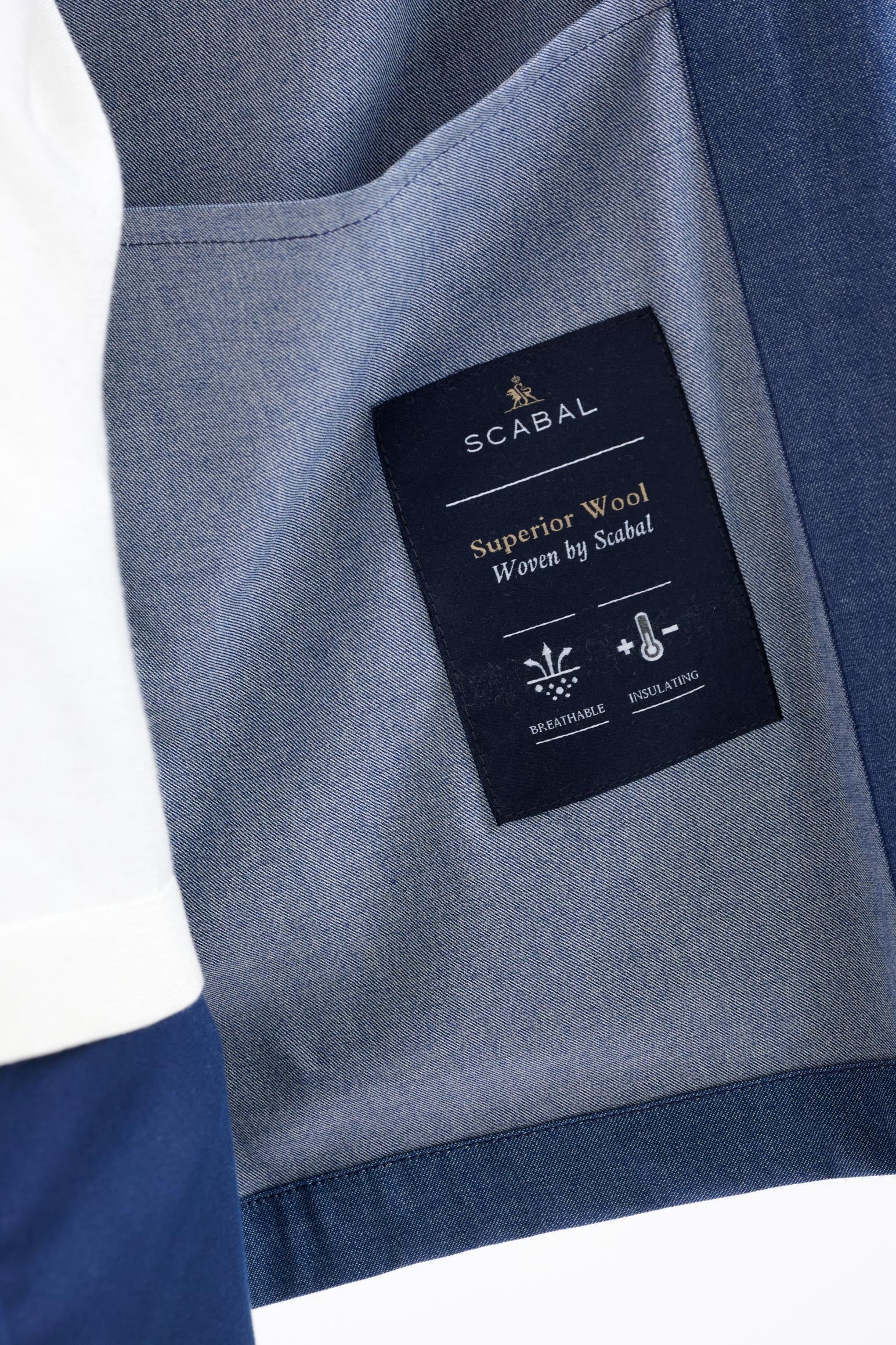 Blue Cotton Plymouth Overshirt Cashmere Denim - Image 5