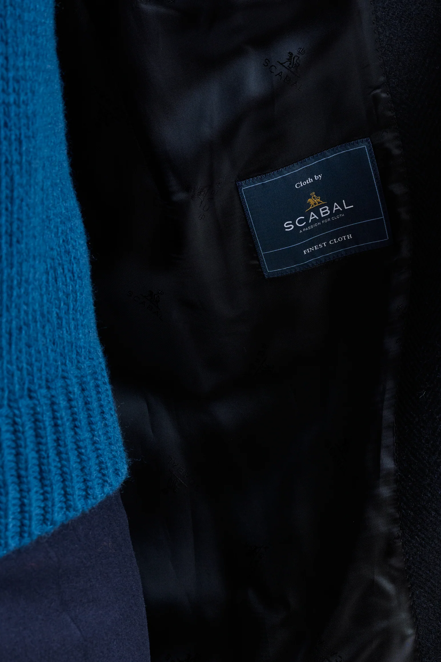 Dark Blue Wool Sheffield Overcoat Zeus - Image 8
