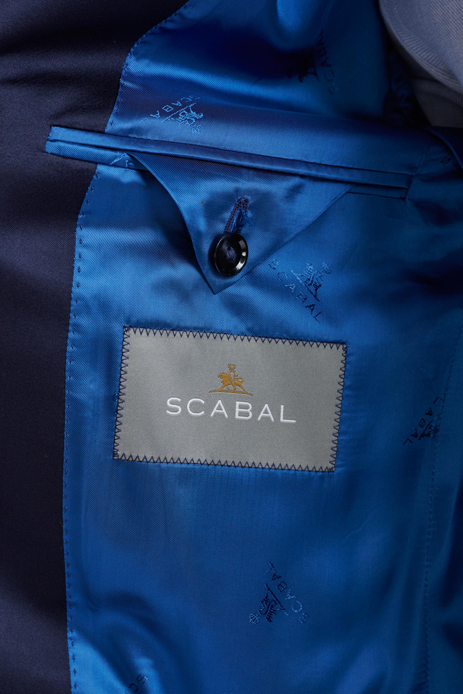 Blue Medium Cashmere & Cotton Kenton Suit Cashmere Denim - Image 13
