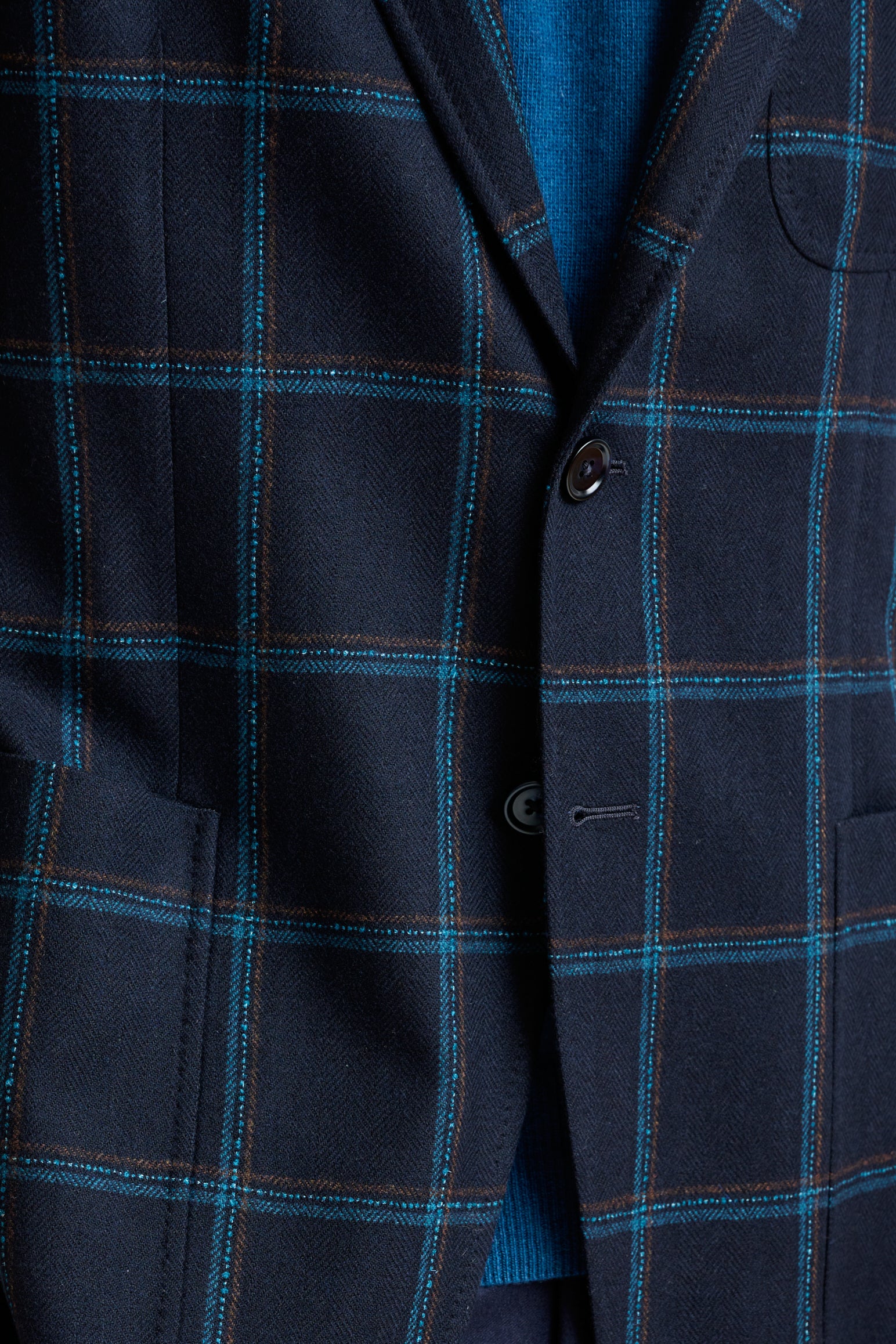 Blue Wool & Cashmere Kenton Jacket Escape - Image 3