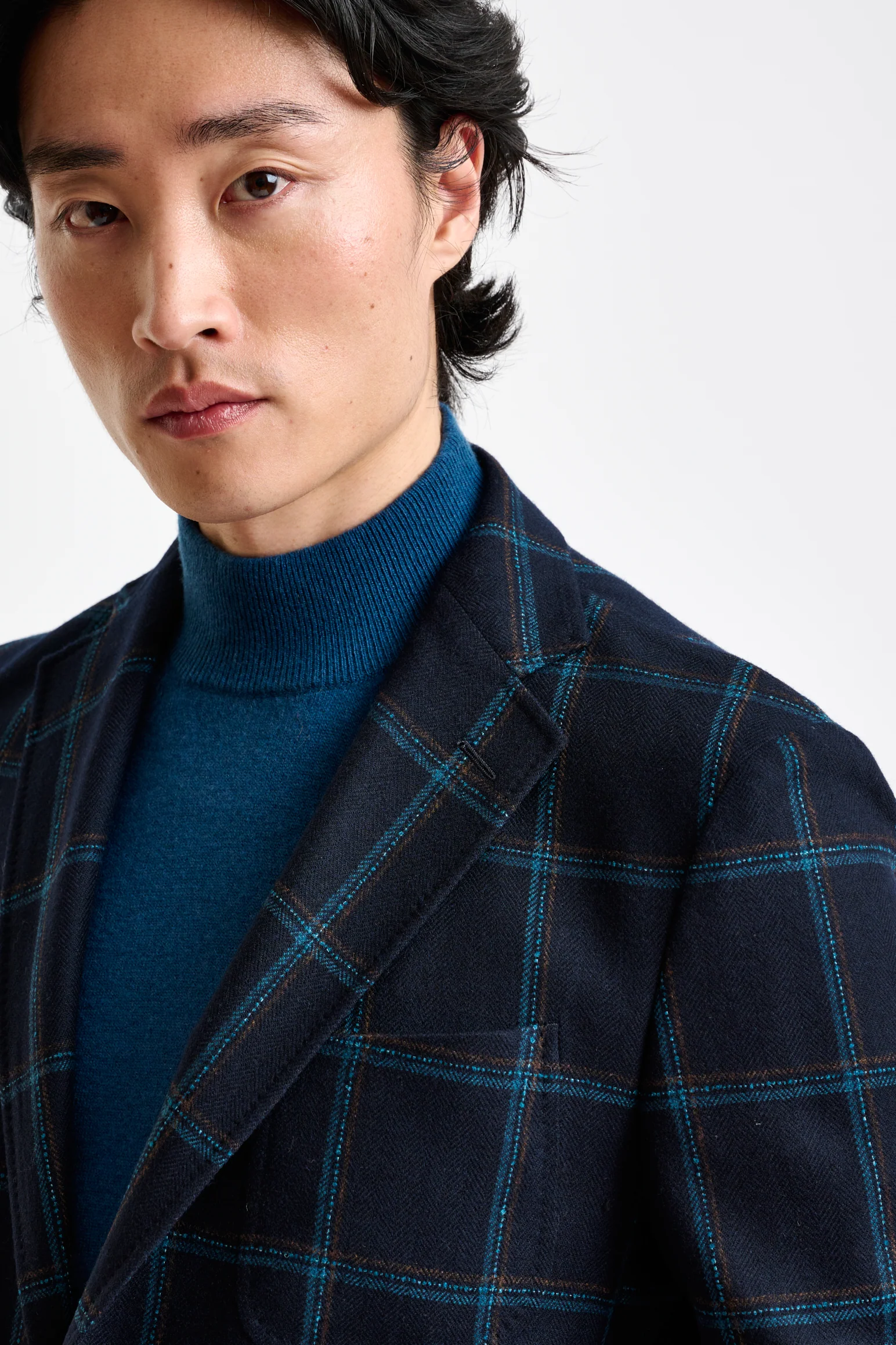Blue Wool & Cashmere Kenton Jacket Escape - Image 6