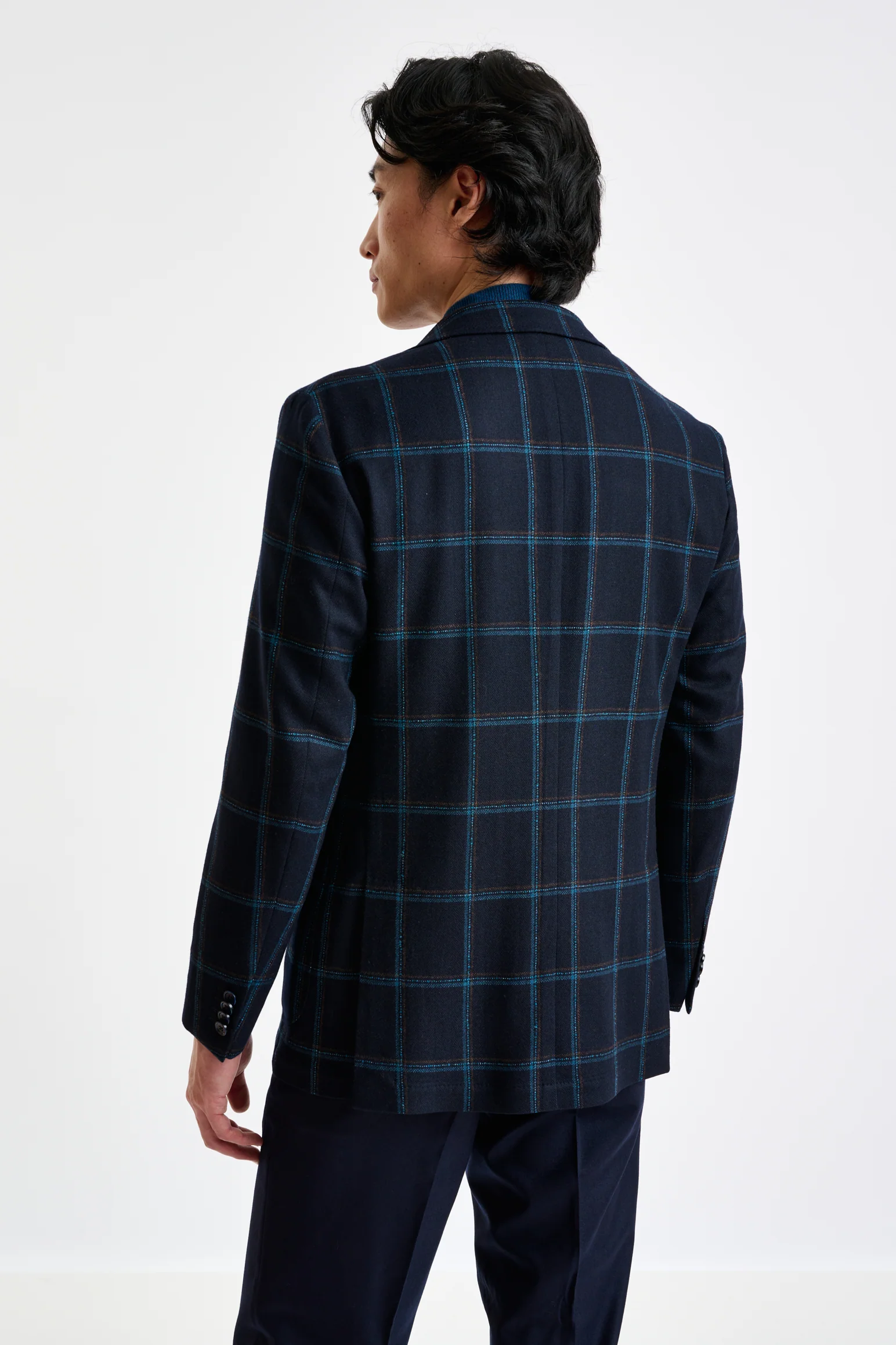 Blue Wool & Cashmere Kenton Jacket Escape - Image 7