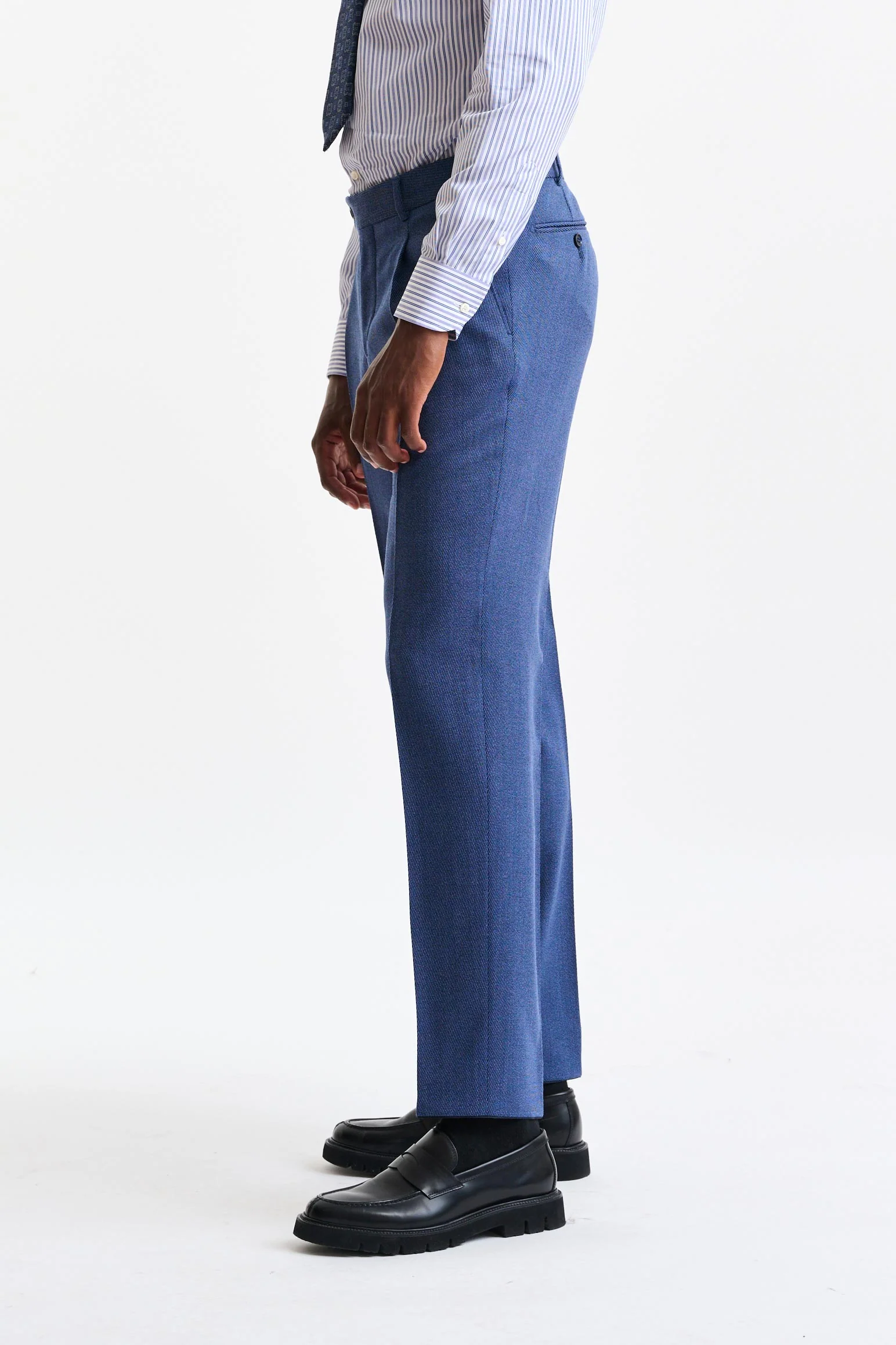 Blue Wool Farley Trousers Freestyle - Image 5