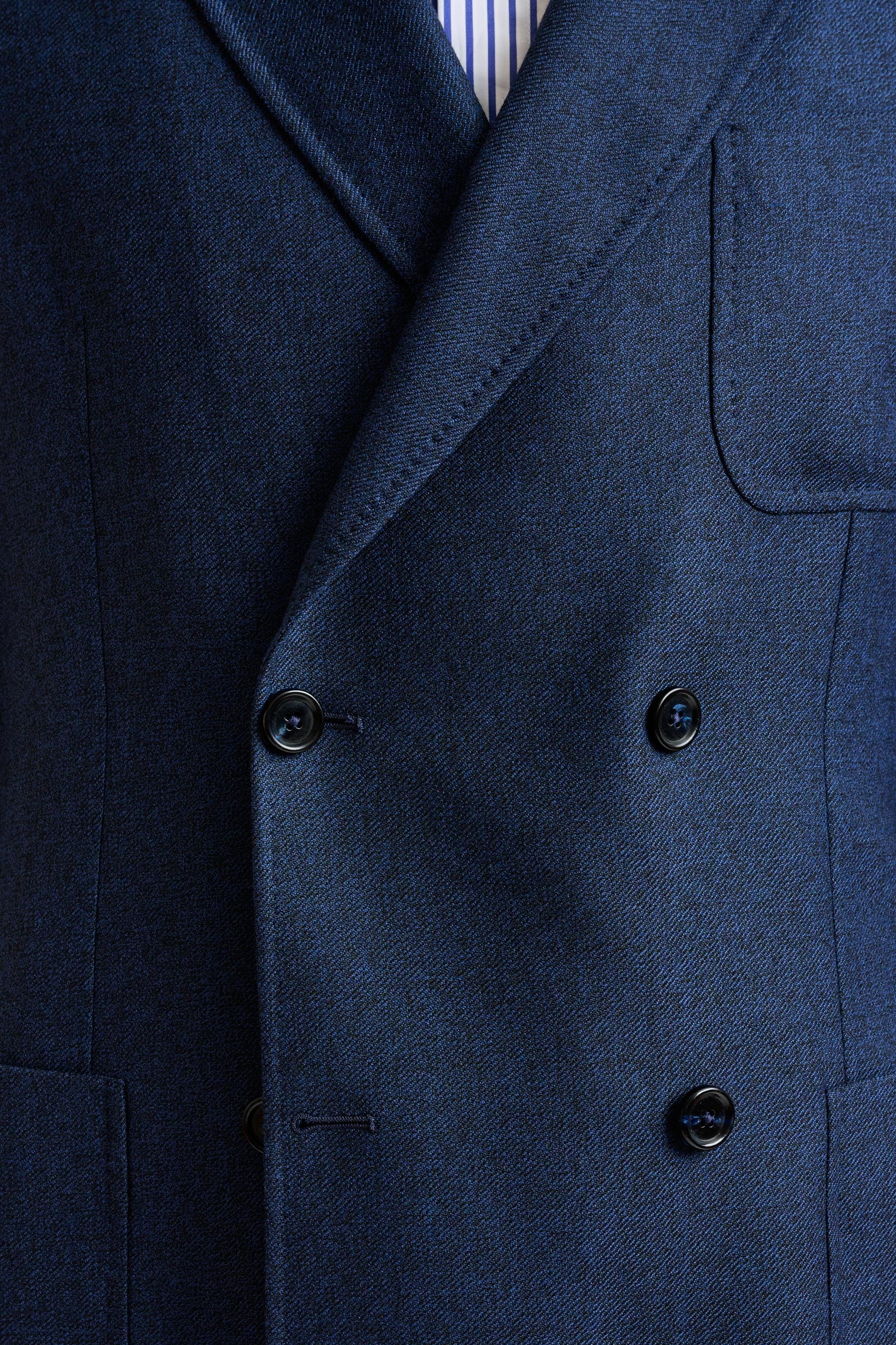 Blue Wool Kenton Jacket Autumn Leaves - Image 3