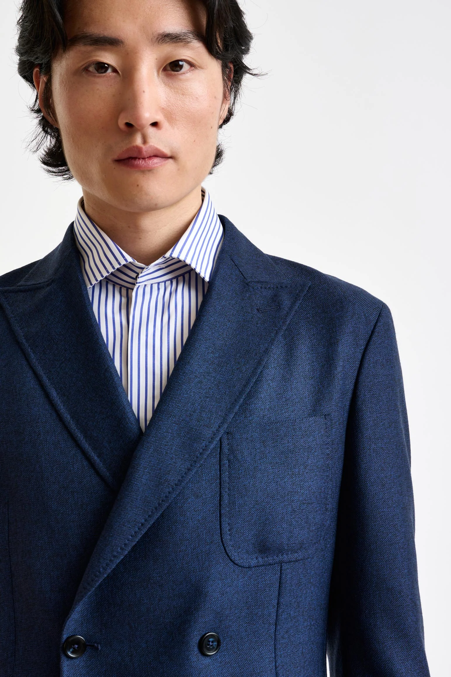 Blue Wool Kenton Jacket Autumn Leaves - Image 6