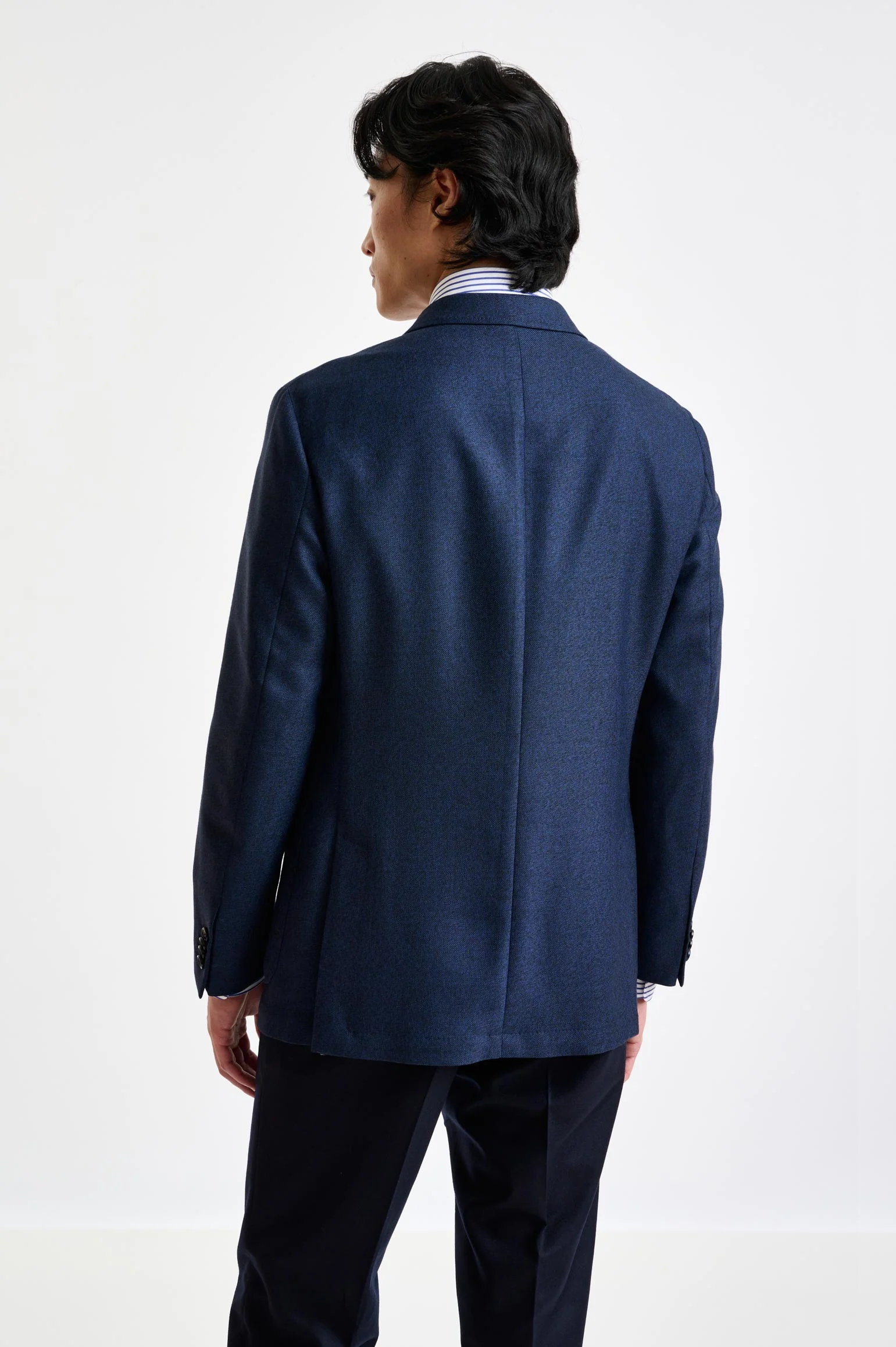 Blue Wool Kenton Jacket Autumn Leaves - Image 7
