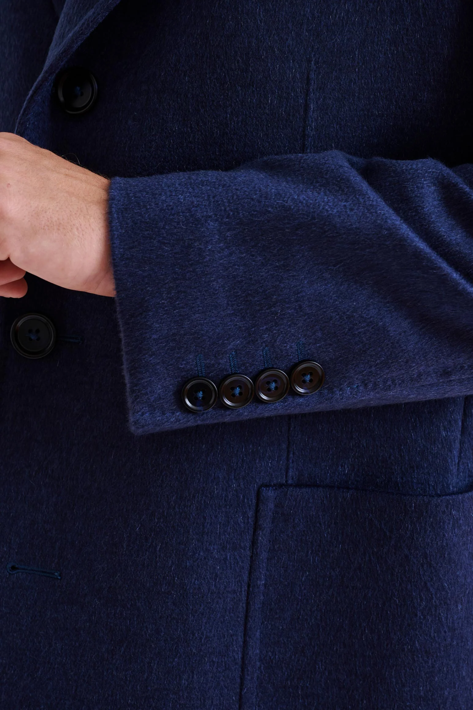 Blue Wool Lincoln Overcoat Zeus - Image 5