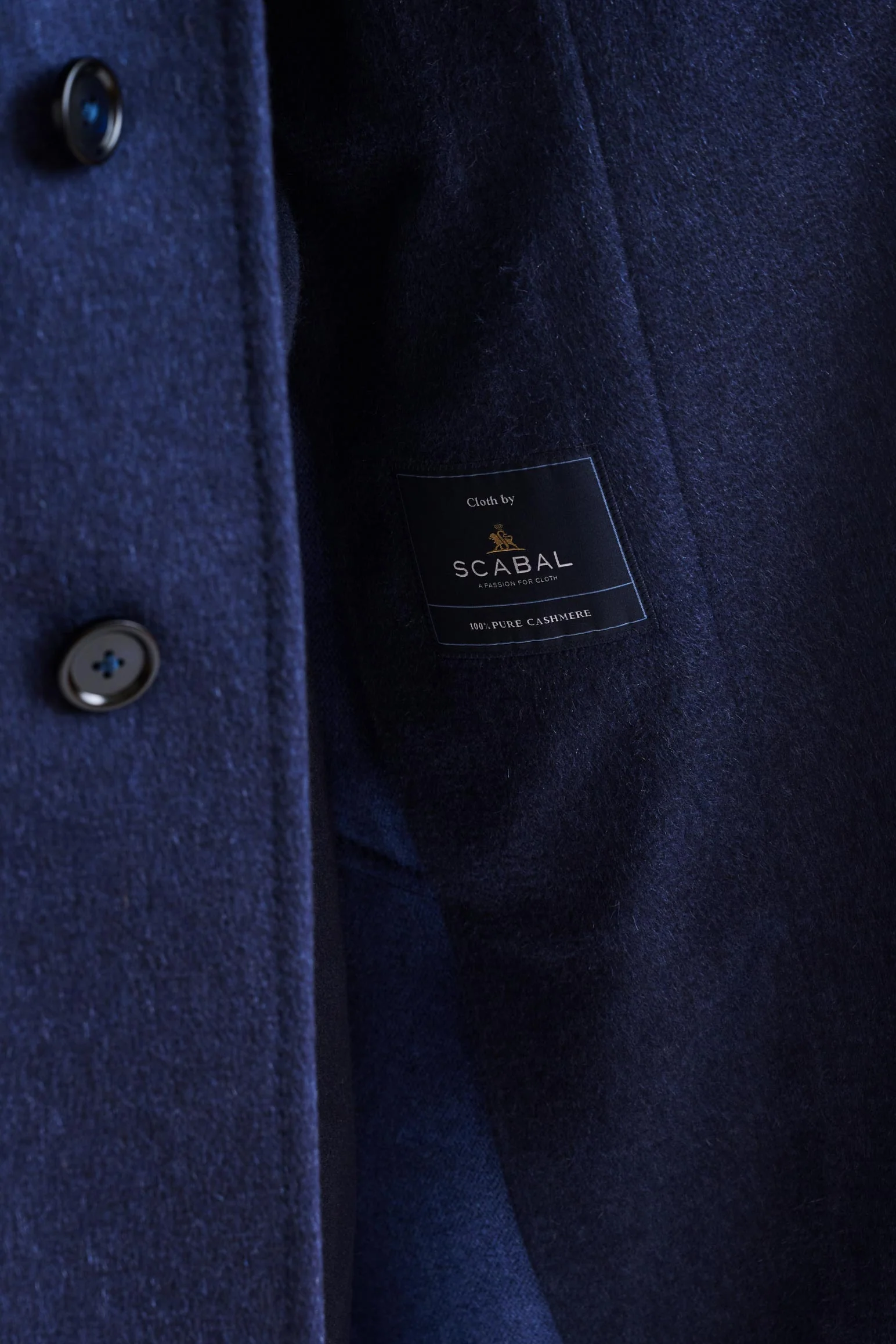 Blue Wool Lincoln Overcoat Zeus - Image 6