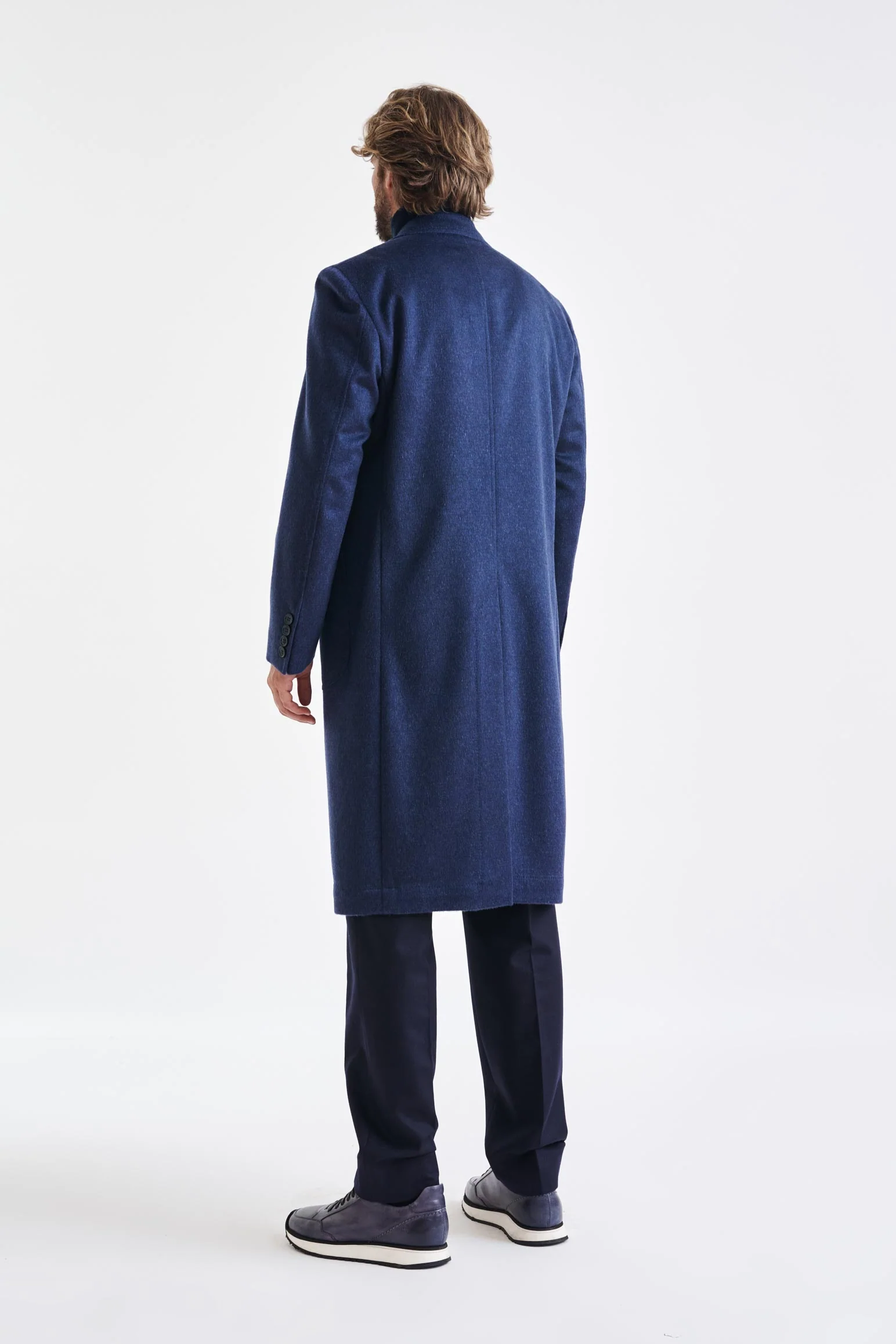 Blue Wool Lincoln Overcoat Zeus - Image 8