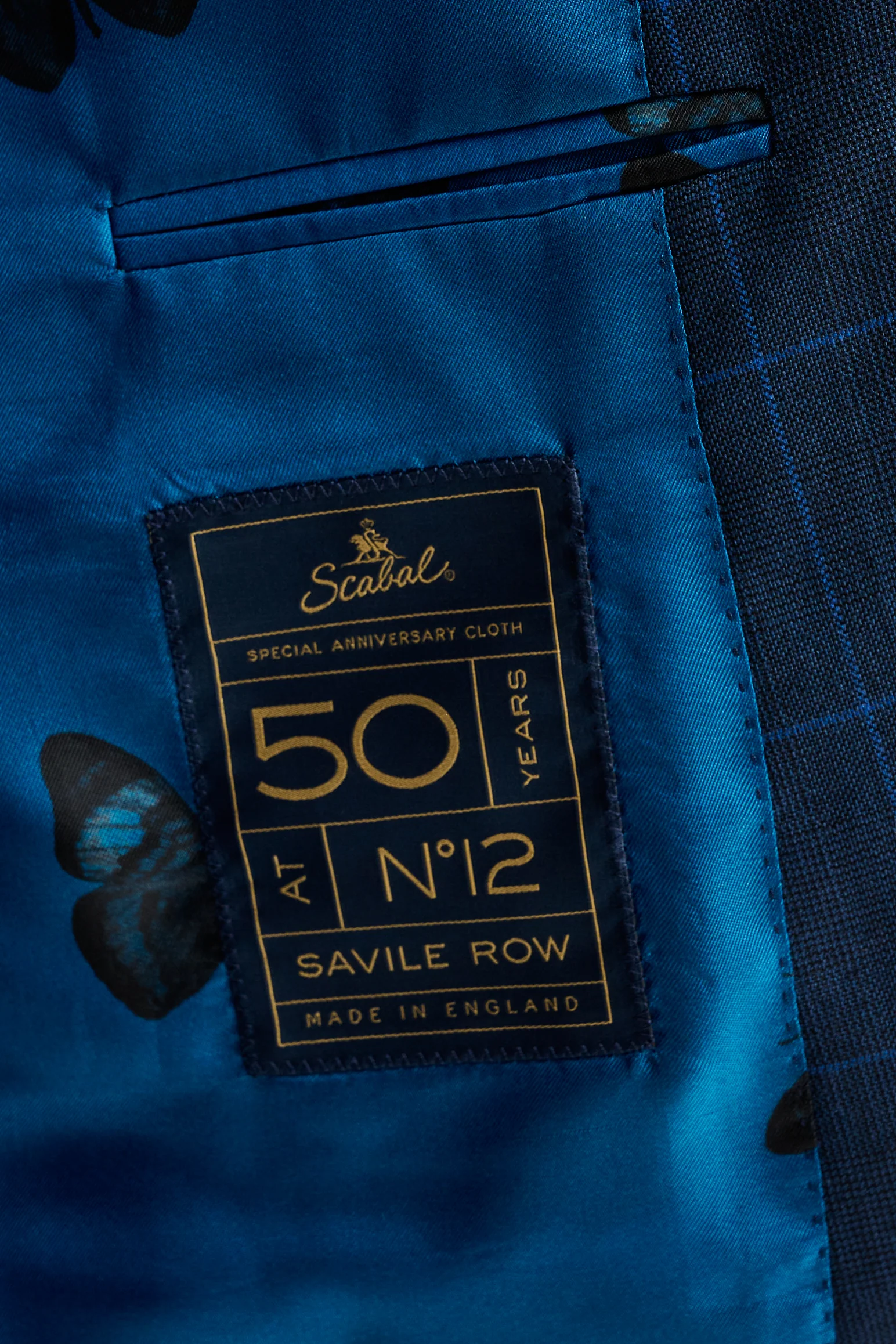 Blue Wool Soho Suit Savile Row Classics - Image 3