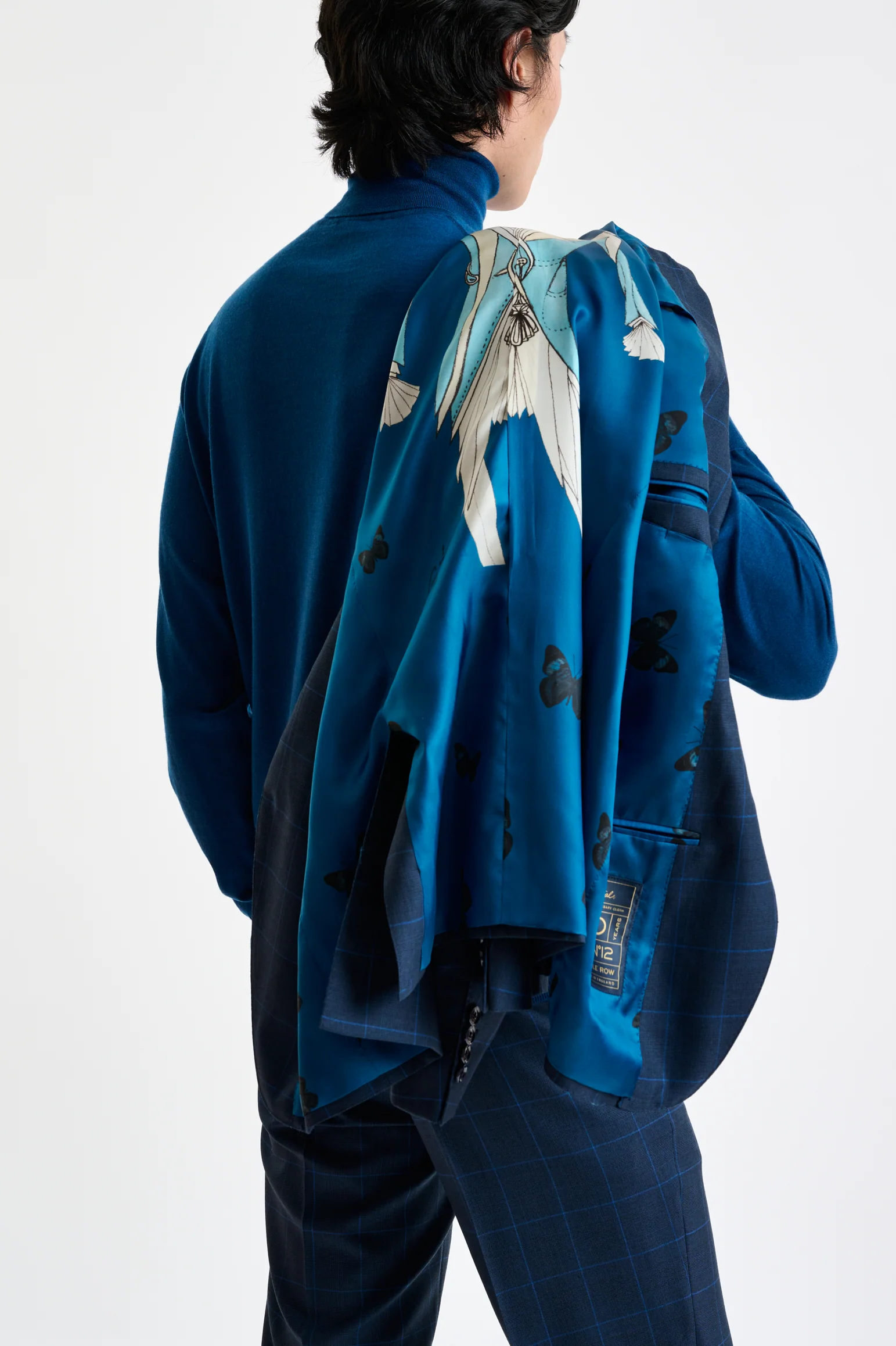 Blue Wool Soho Suit Savile Row Classics - Image 5