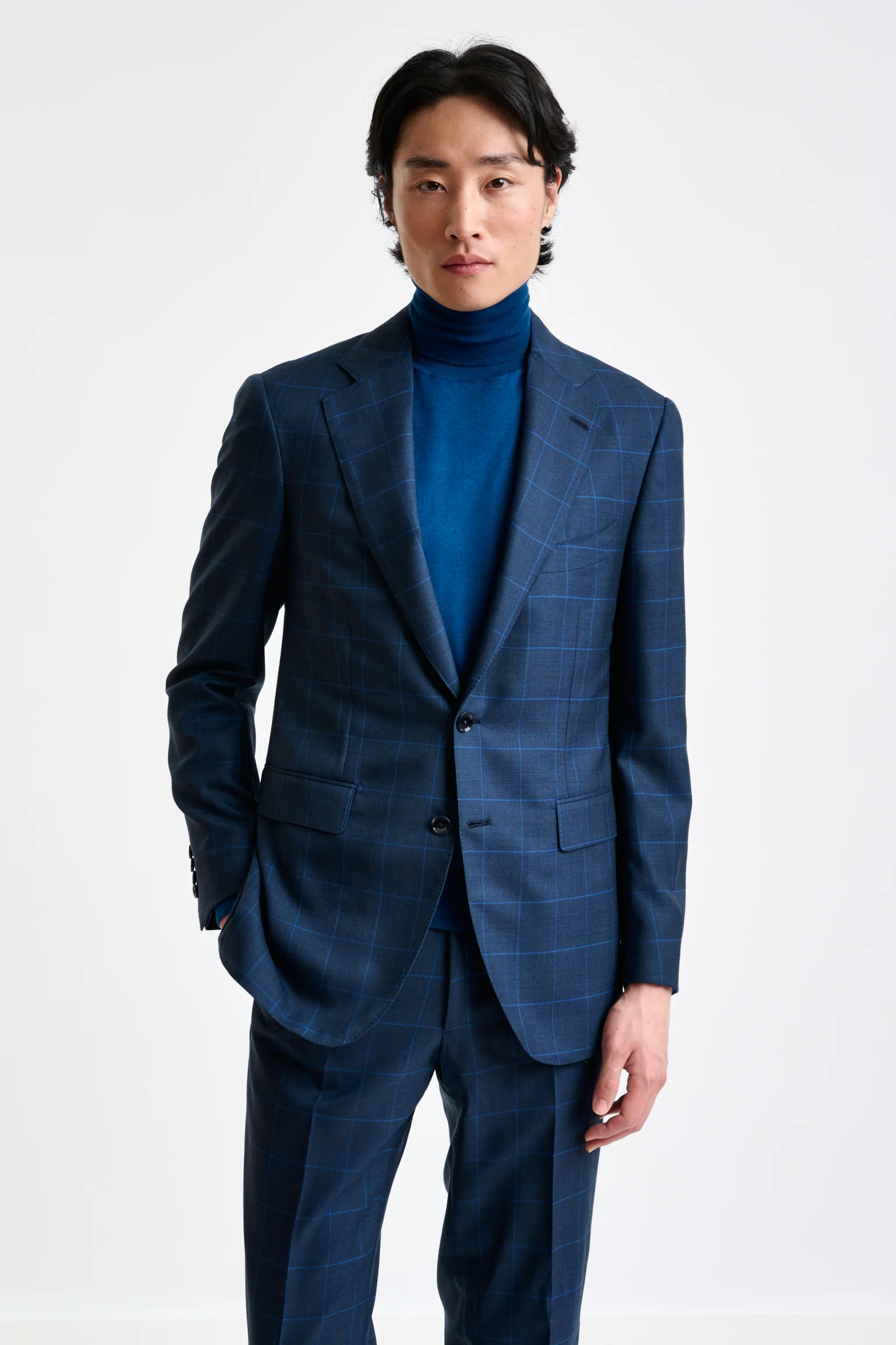Blue Wool Soho Suit Savile Row Classics - Image 6