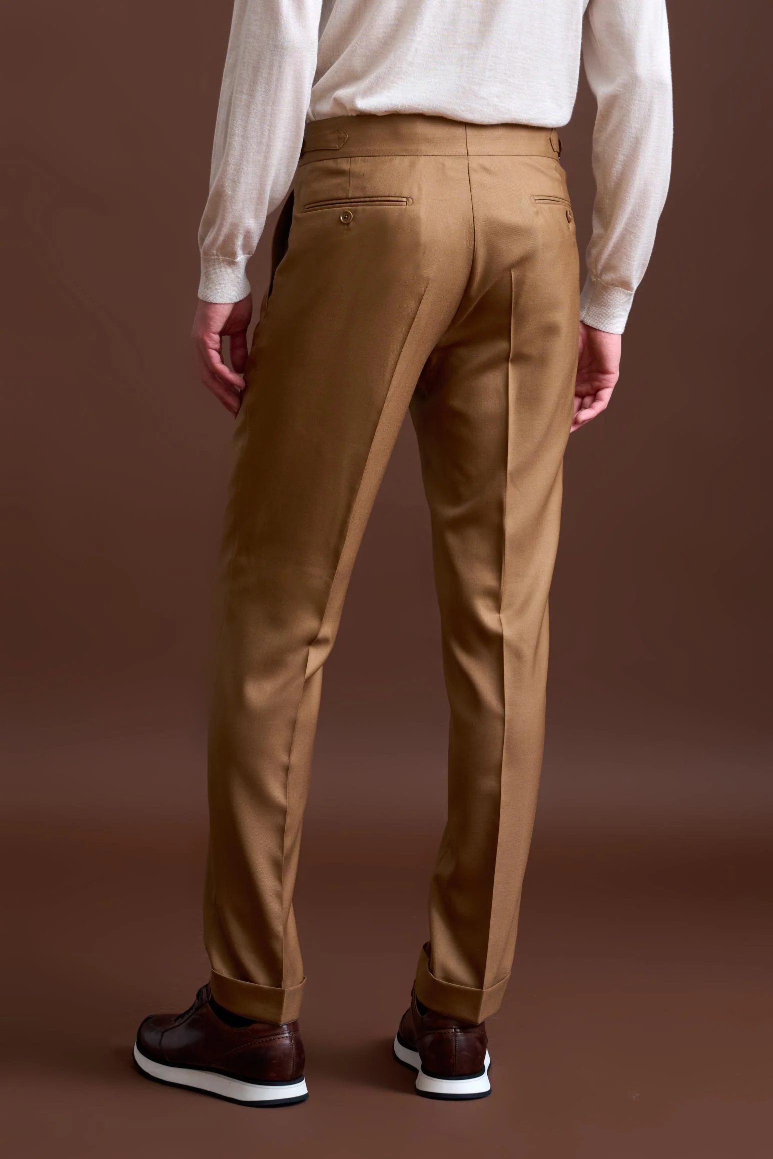 Brown 100% Cashmere Soho Suit Golden Gate - Image 10