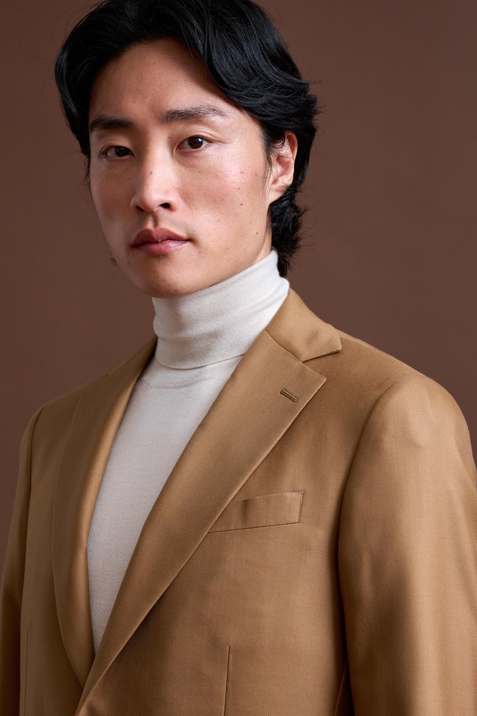 Brown 100% Cashmere Soho Suit Golden Gate - Image 7