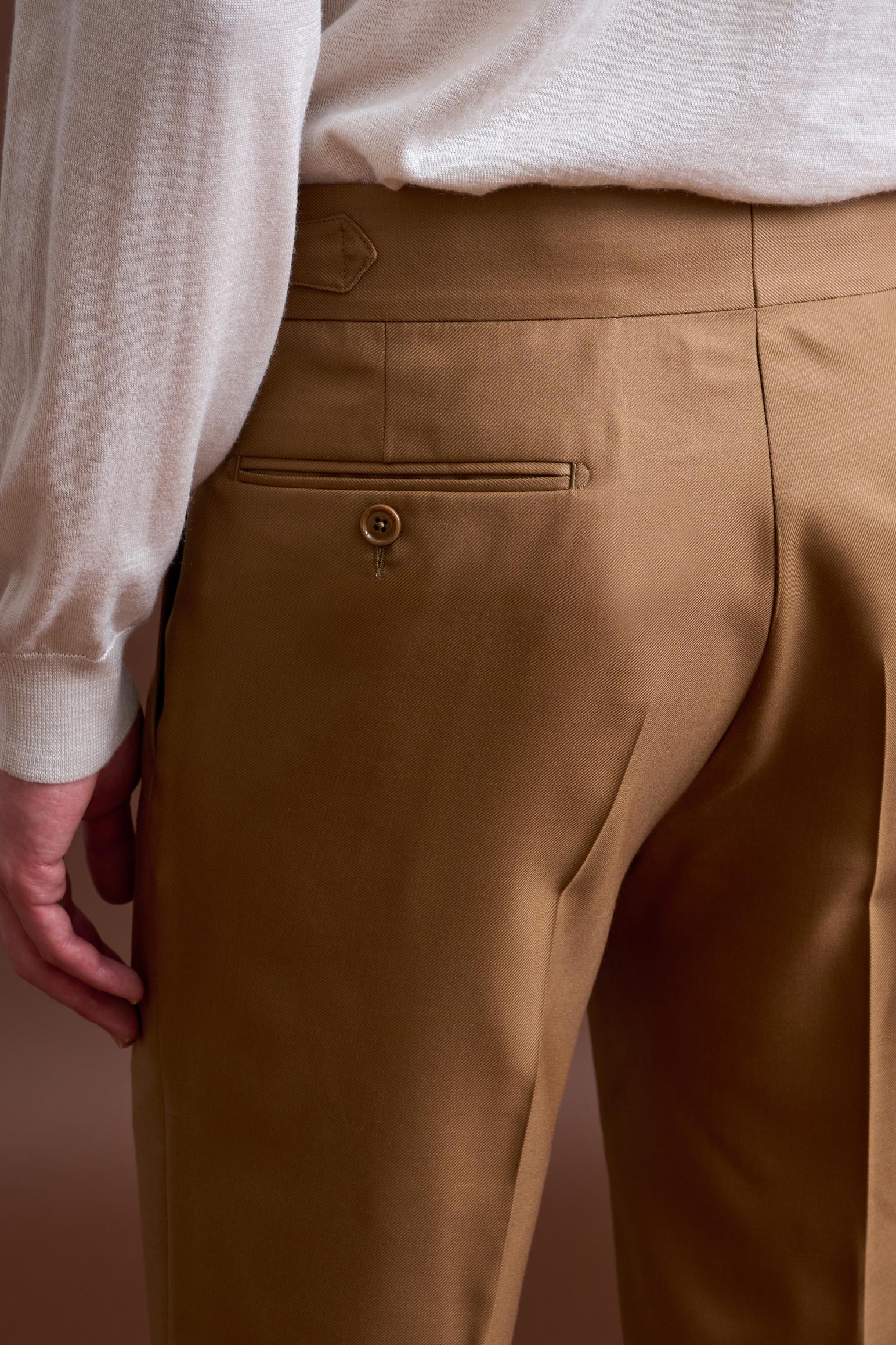 Brown 100% Cashmere Soho Suit Golden Gate - Image 9