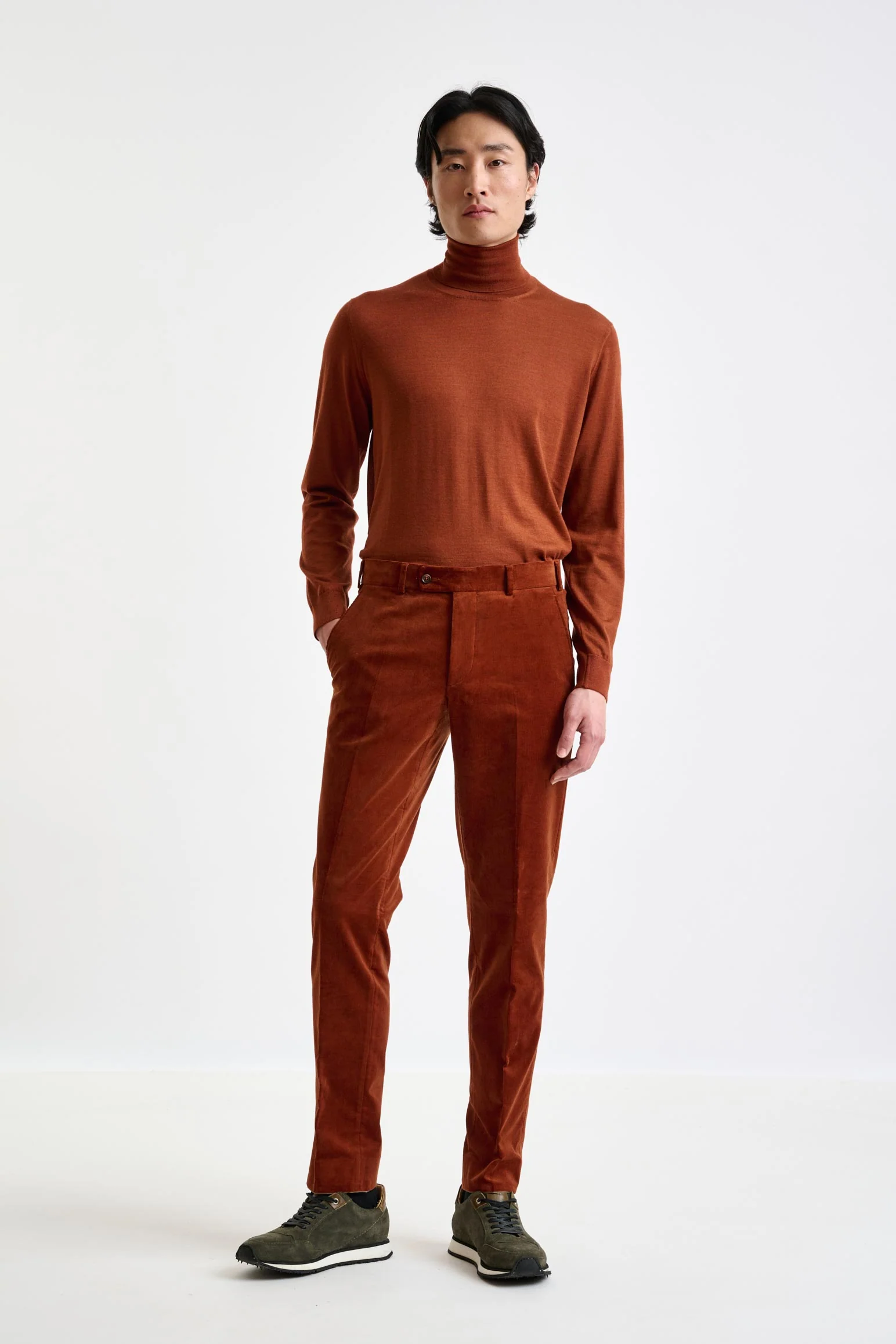 Brown Cotton Gibbet Trousers Corduroy - Image 4