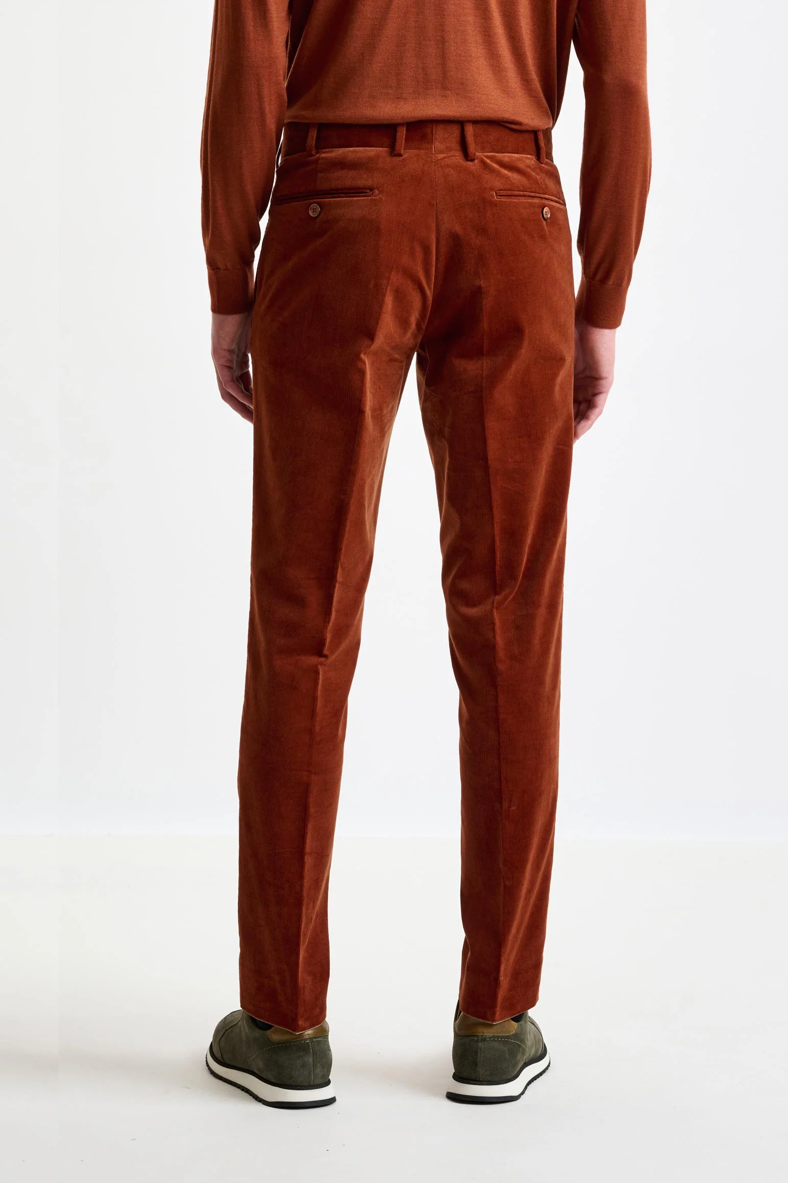 Brown Cotton Gibbet Trousers Corduroy - Image 5
