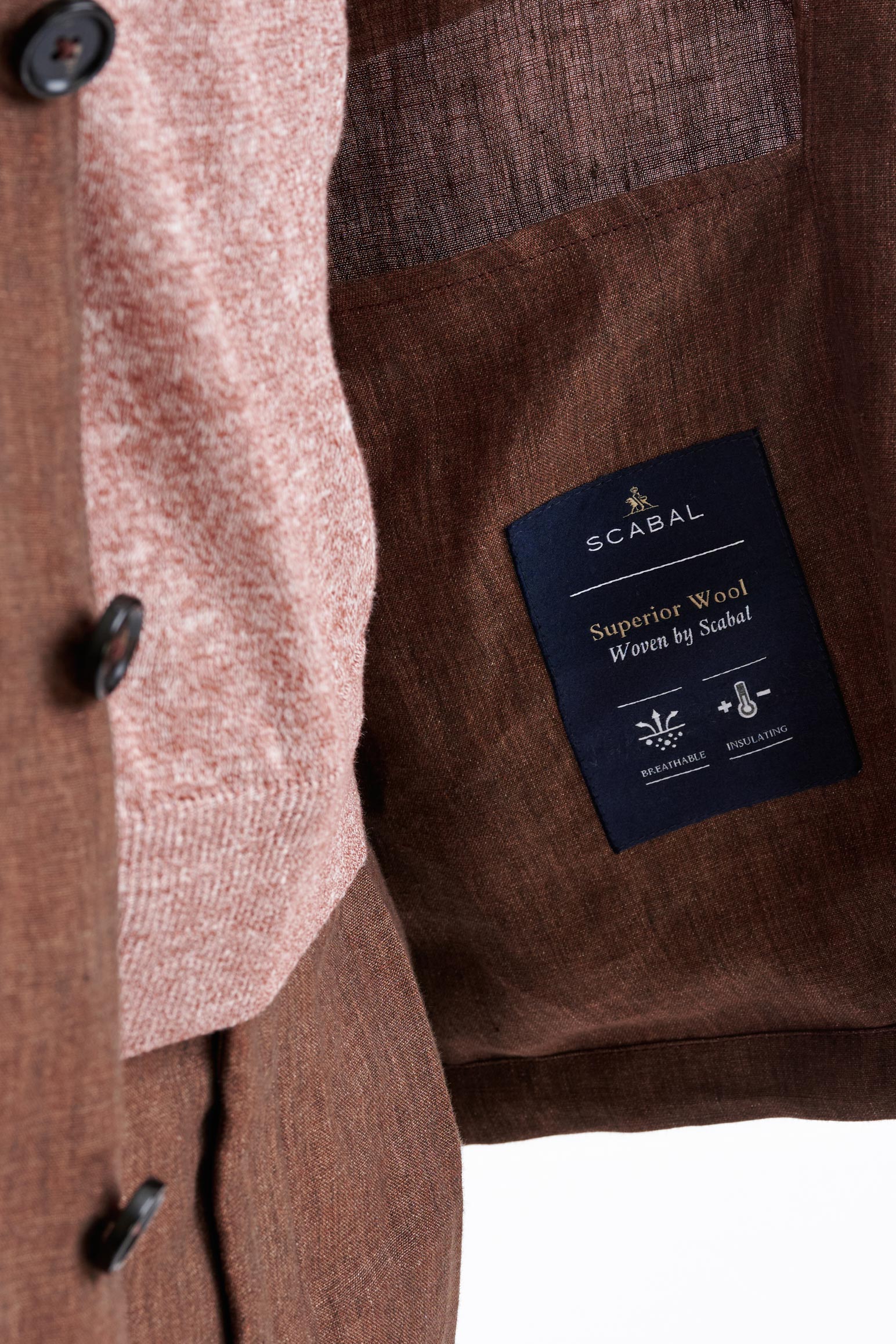 Brown Plymouth Overshirt Pure Linen - Image 3