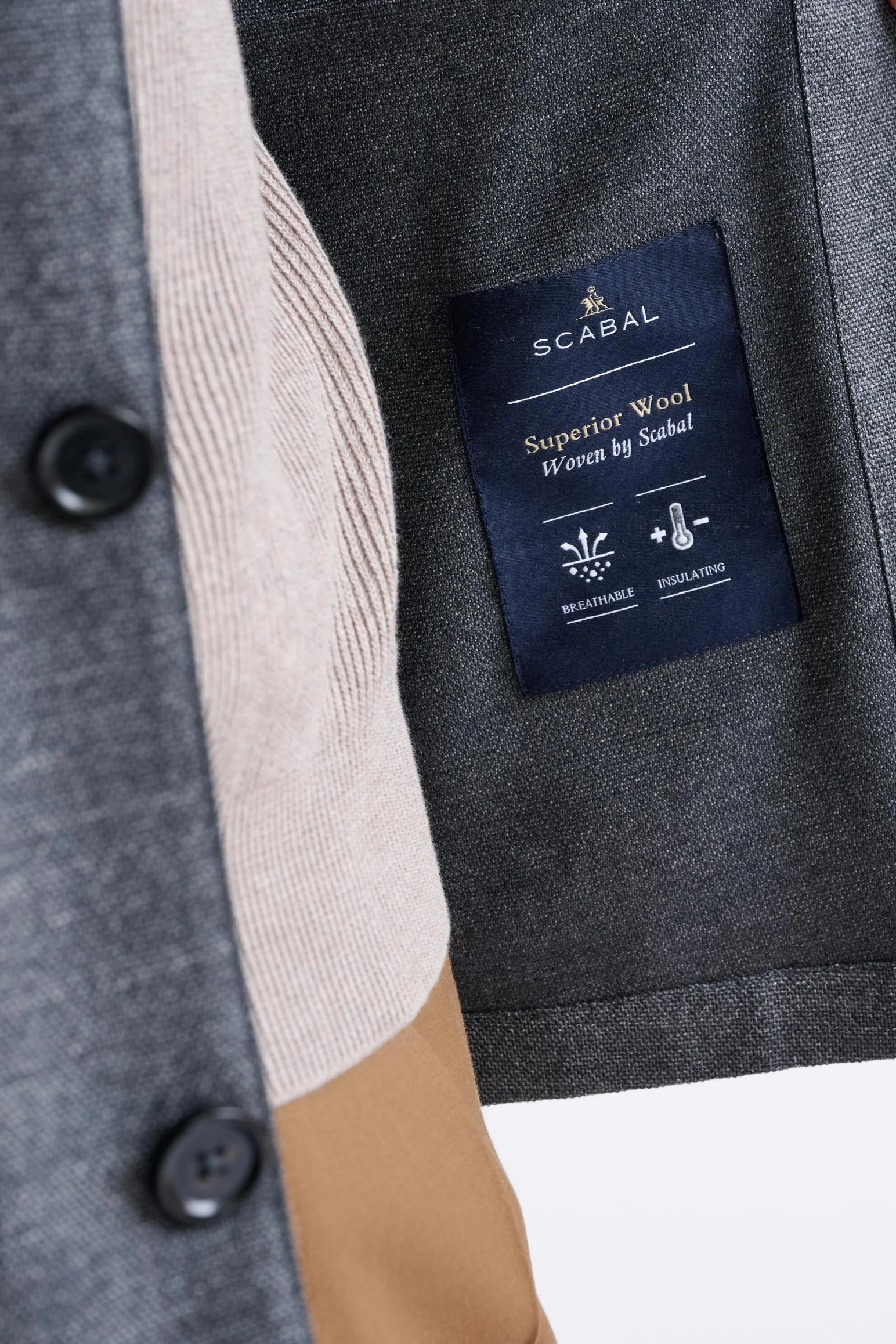 Grey Wool Plymouth Overshirt Connect - Image 6