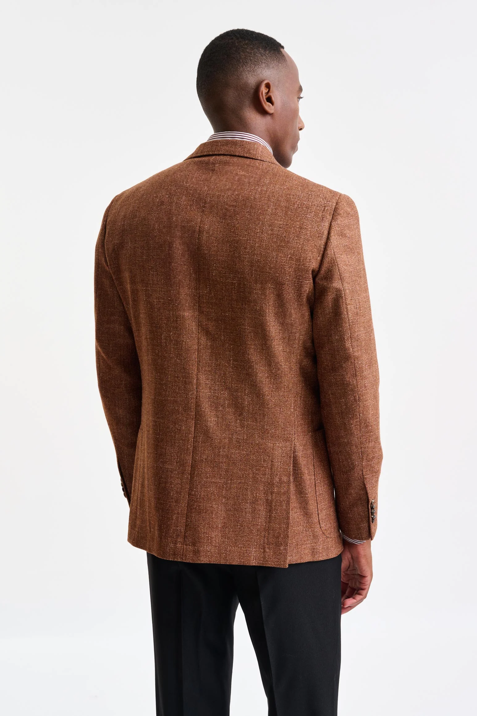 Brown Wool and Silk Soho Jacket Trend - Image 5