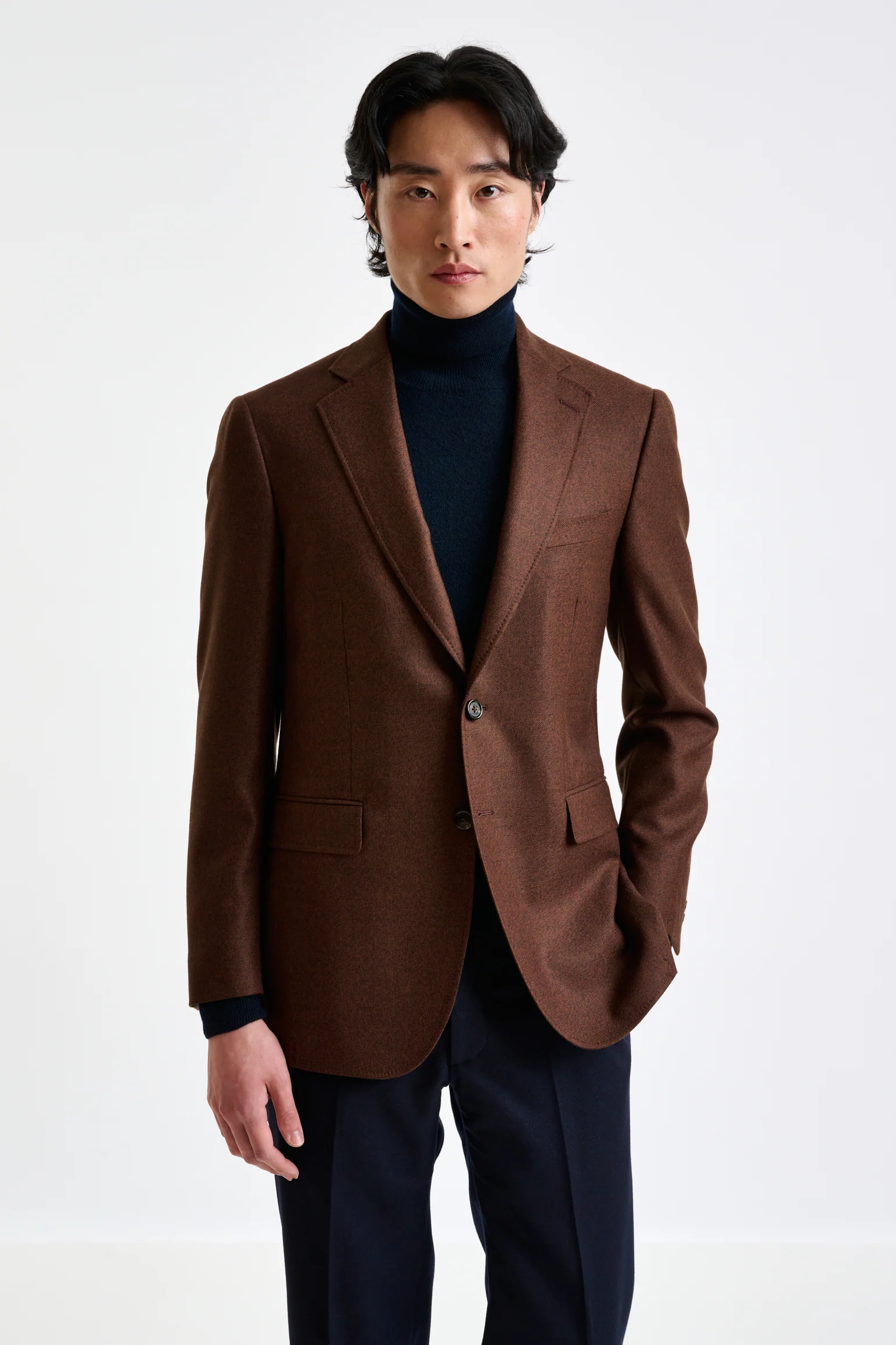 Brown Wool Soho Jacket Harmony