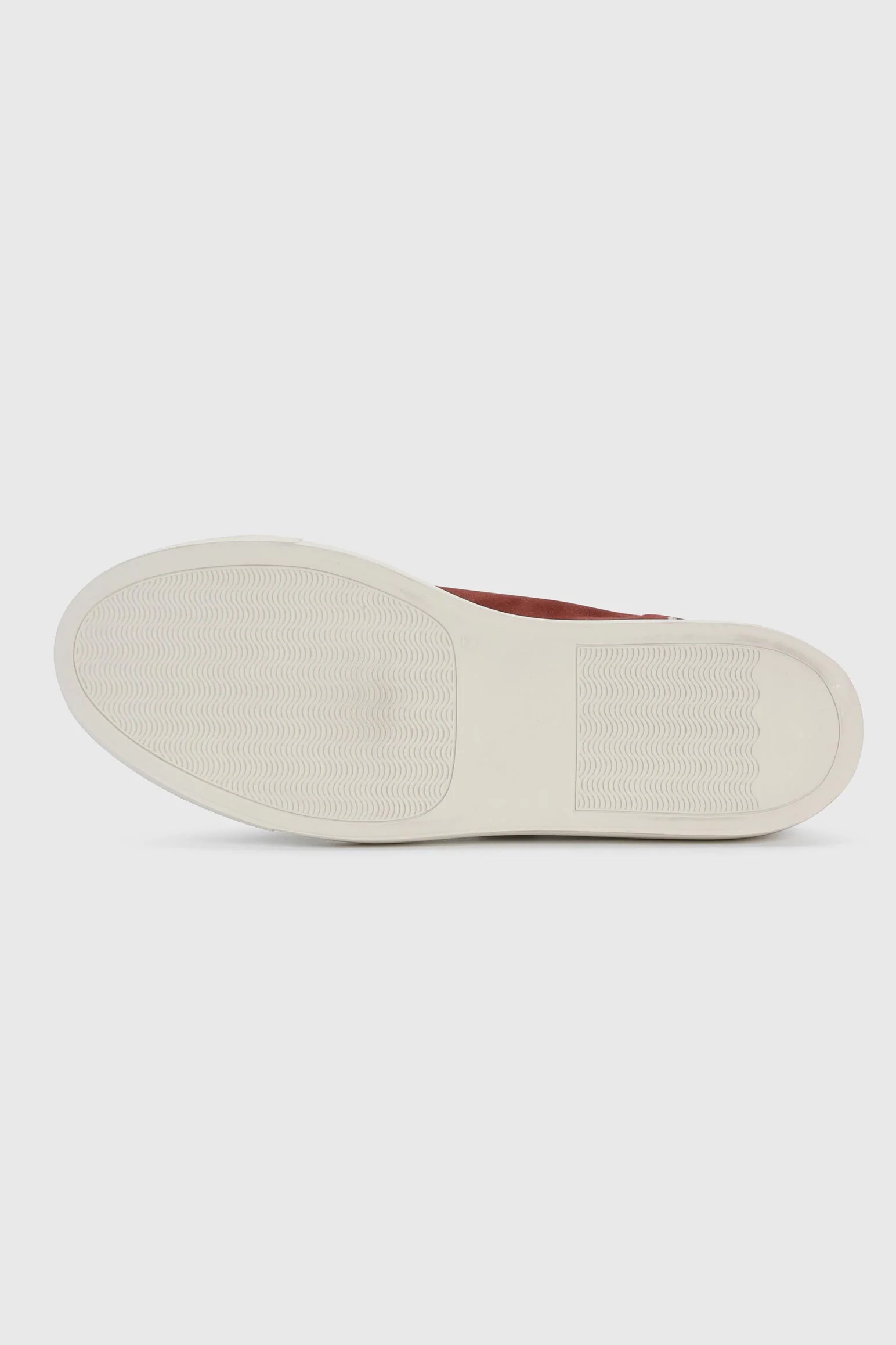 Burgundy Suede Calfskin Trainer - Image 4