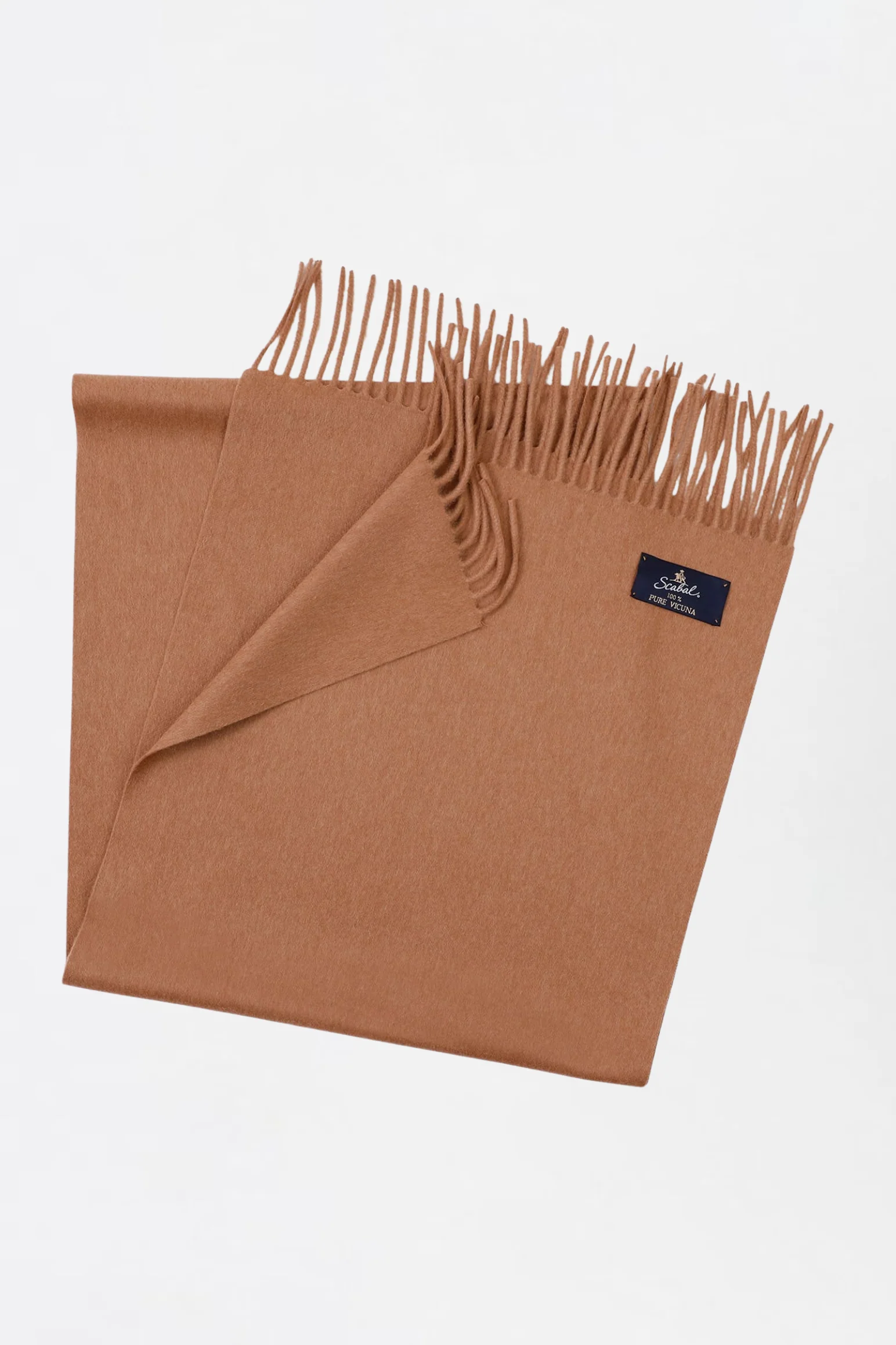 Camel Brown 100% Pure Vicuna Scarf