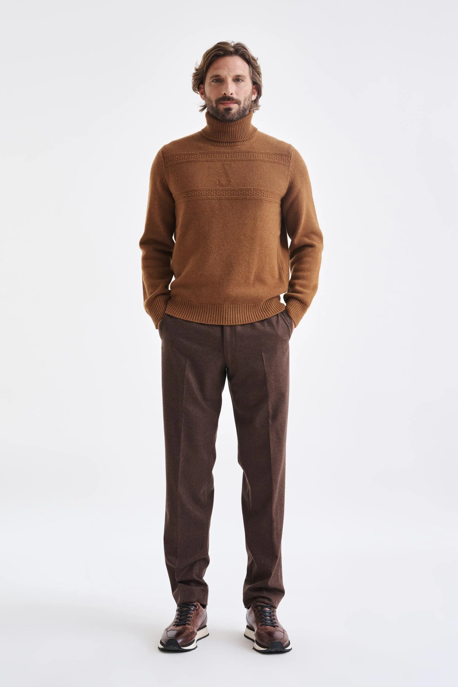 Camel Wool & Cashmere Glamis Knitwear - Image 2