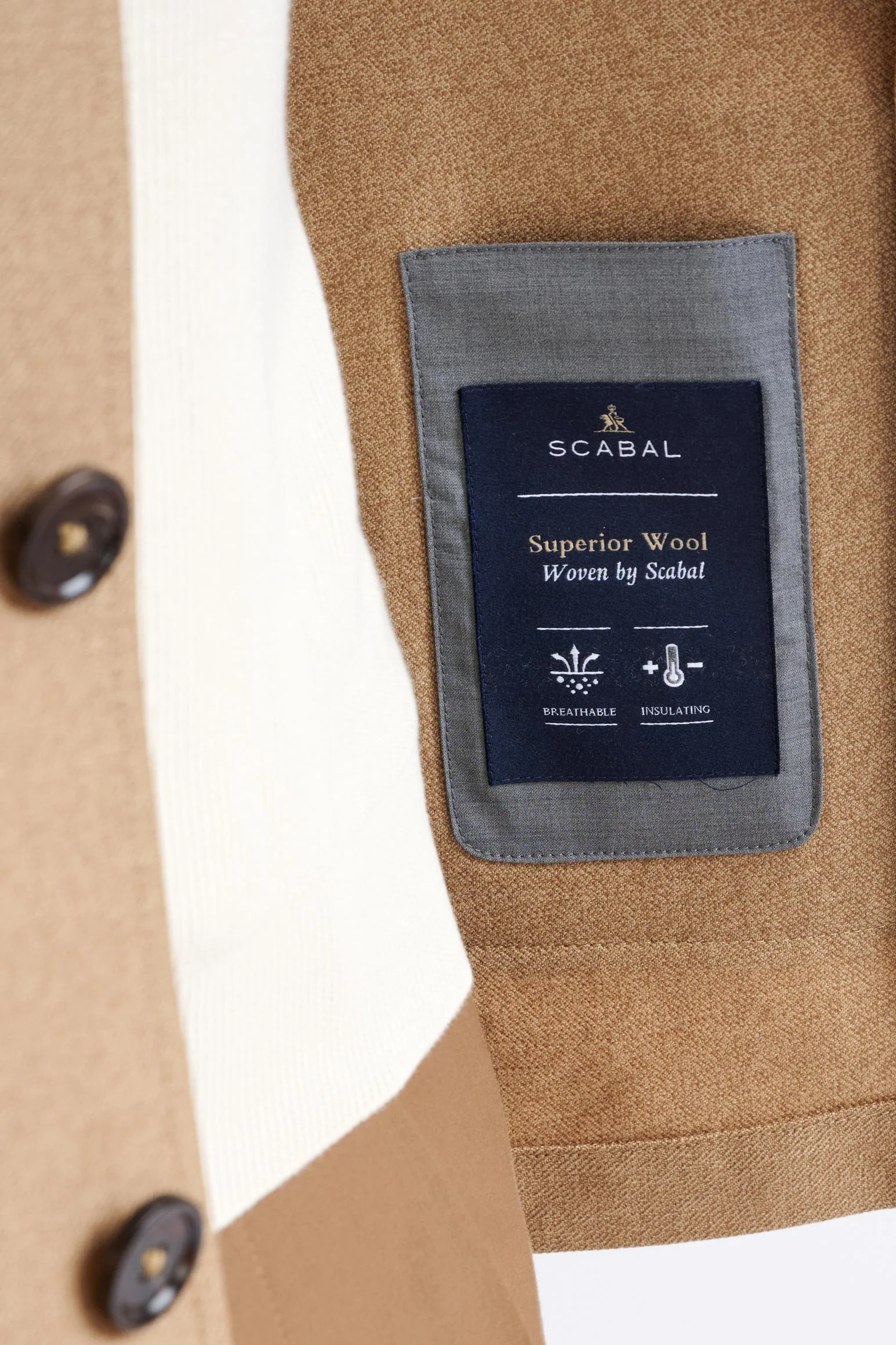 Camel Wool Harmony Troy Jacket - Image 3